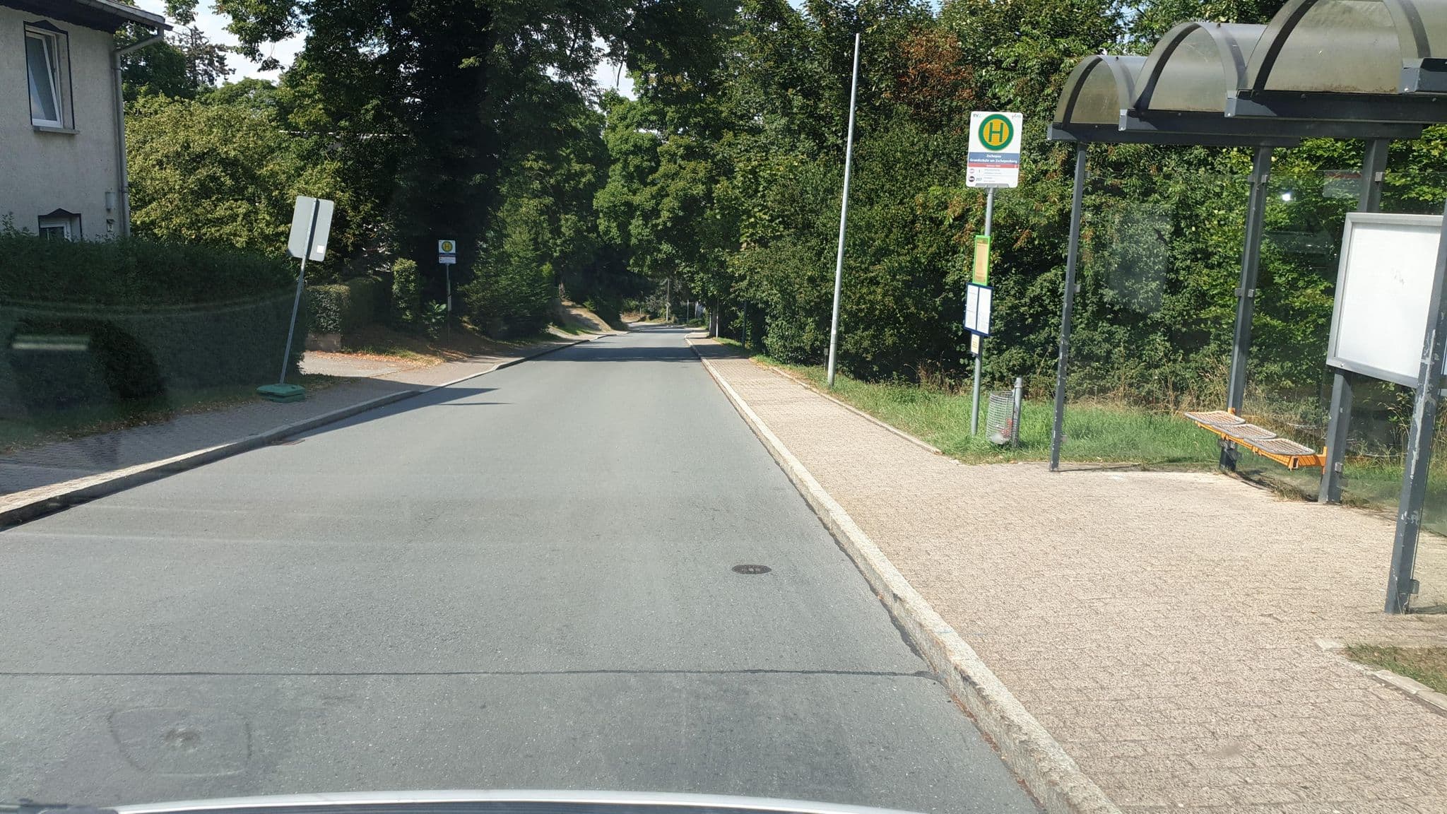 Street view near Bergstübel, Zschopau — © canislupus (CC BY-SA · Mapillary)