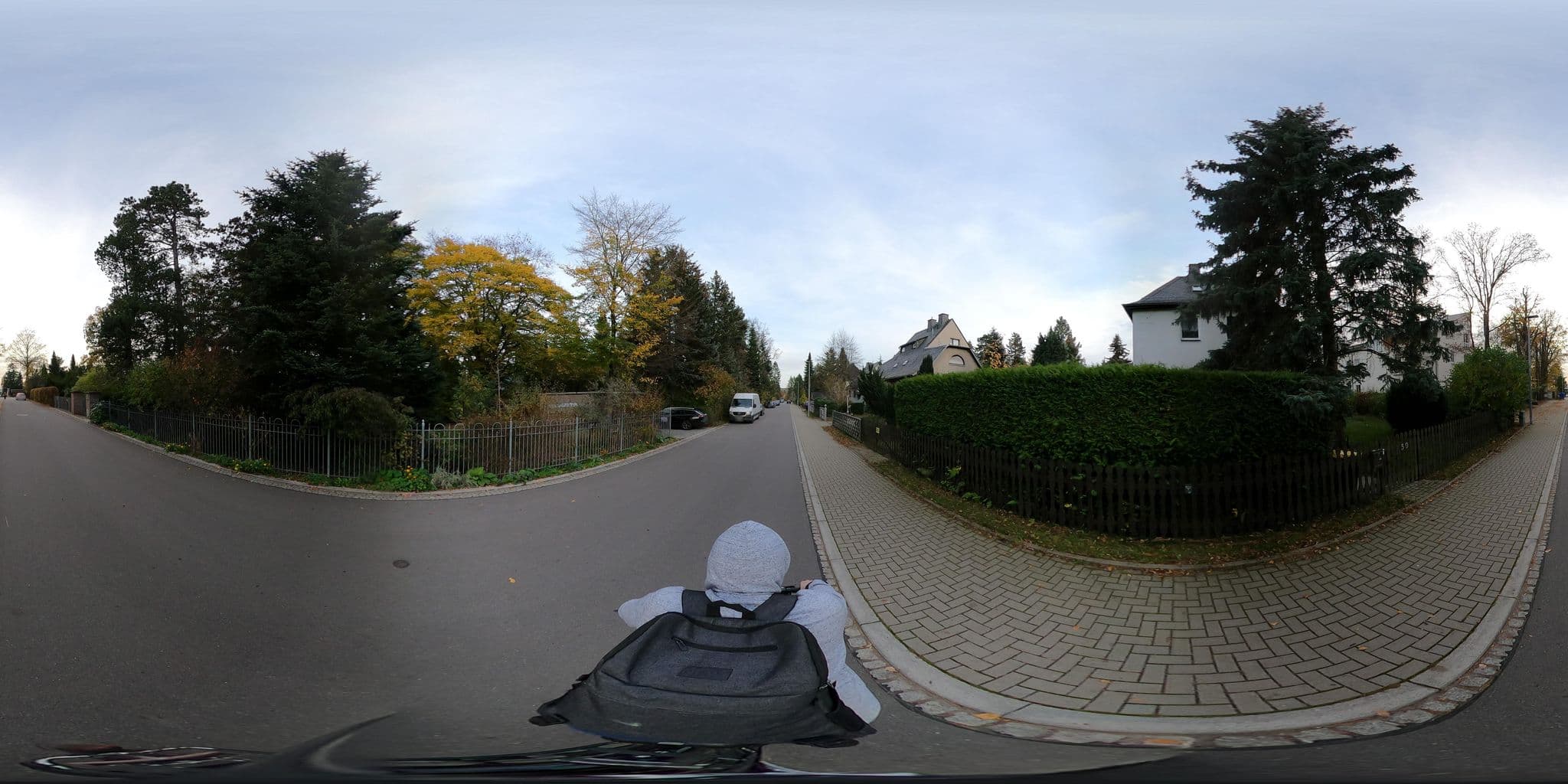 Street view near Adelsberger Parkhotel Hoyer, Chemnitz — © wielandb (CC BY-SA · Mapillary)