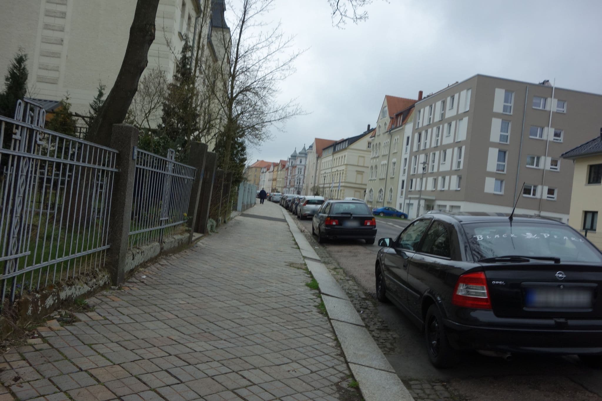 Street view near Hotel Silberhof, Freiberg — © malenki (CC BY-SA · Mapillary)