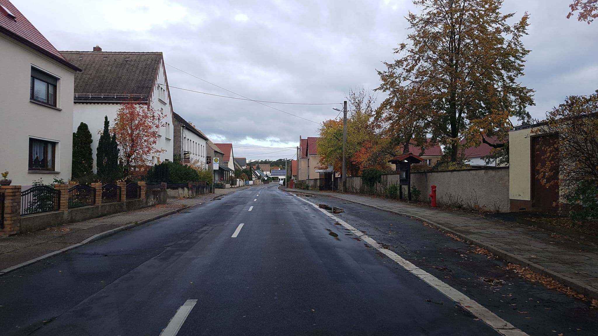 Street view near Rüstzeitheim Schmannewitz, Dahlen — © dsmm (CC BY-SA · Mapillary)