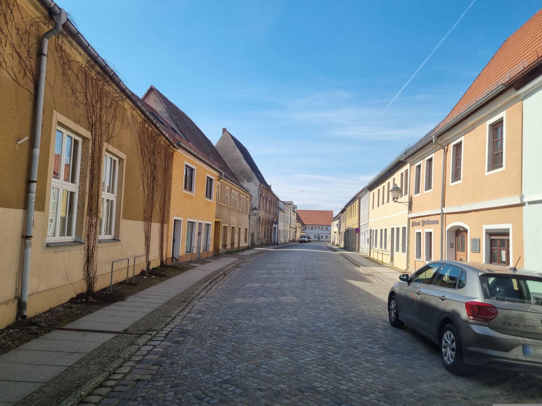 Street view near Gasthof Zum Kronprinz, Mühlberg — © dsmm (CC BY-SA · Mapillary)
