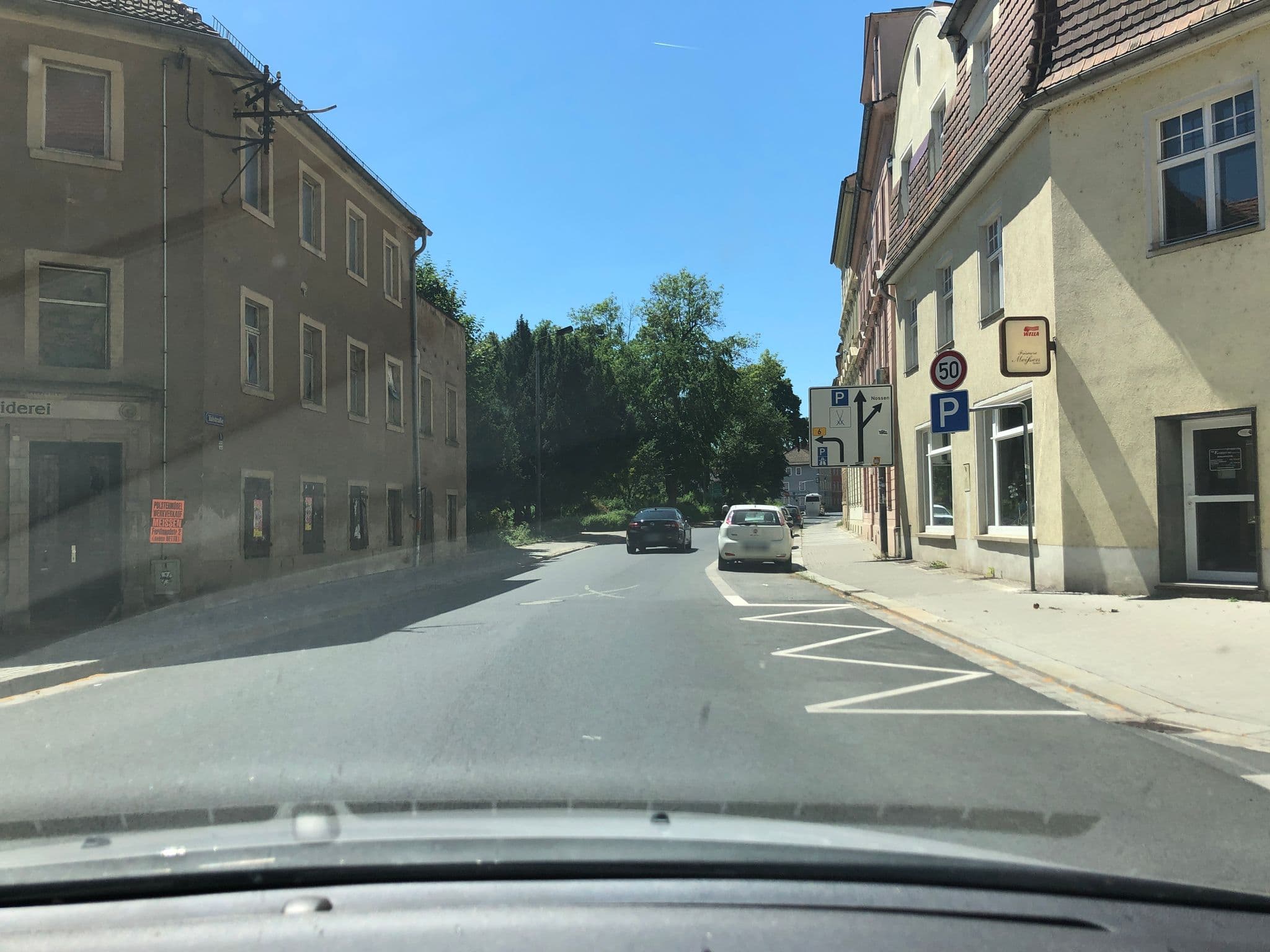 Street view near Ferienwohnung Claus, Meissen — © bejotel (CC BY-SA · Mapillary)