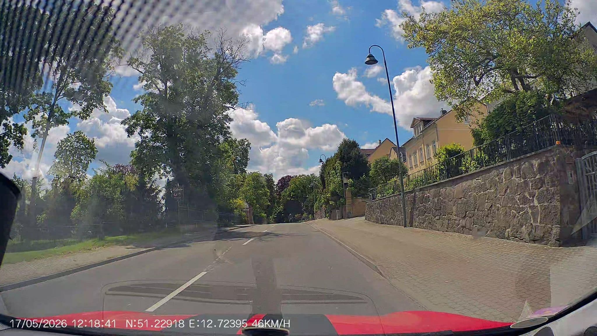Street view near Pension Muldenblick Inh. Fritz Franke, Grimma — © AR88 (CC BY-SA · Mapillary)