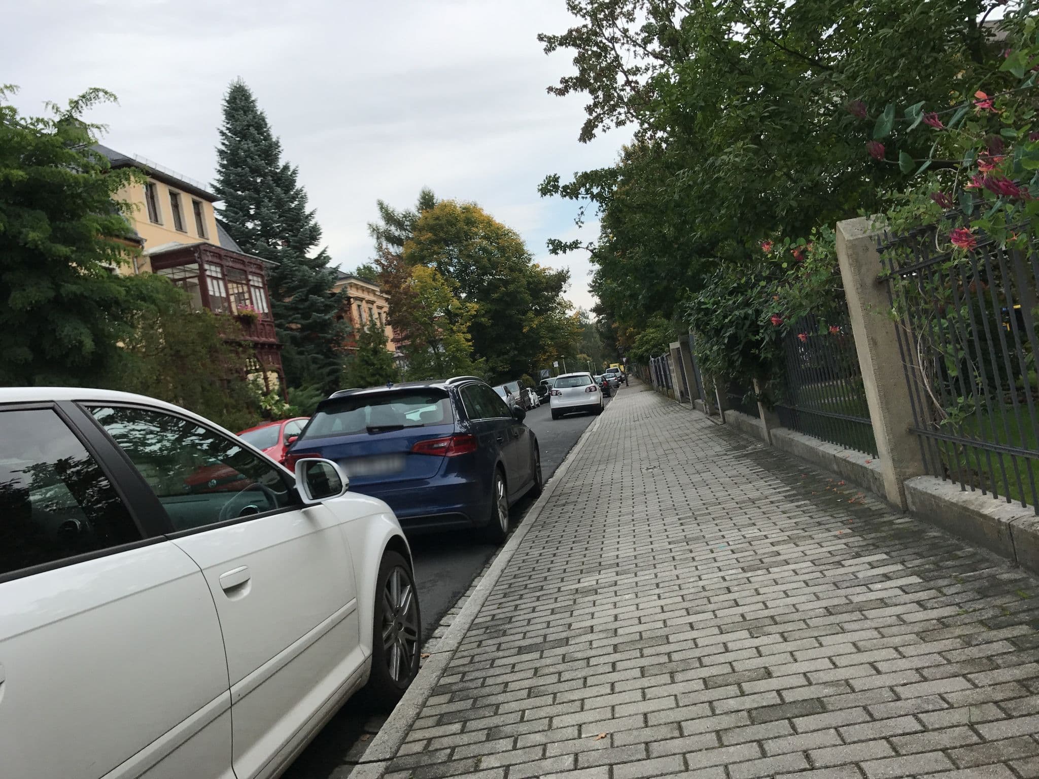 Street view near Weißfloh Josefine Ferienwohnungvermietung, Blasewitz — © miguel_andrade (CC BY-SA · Mapillary)