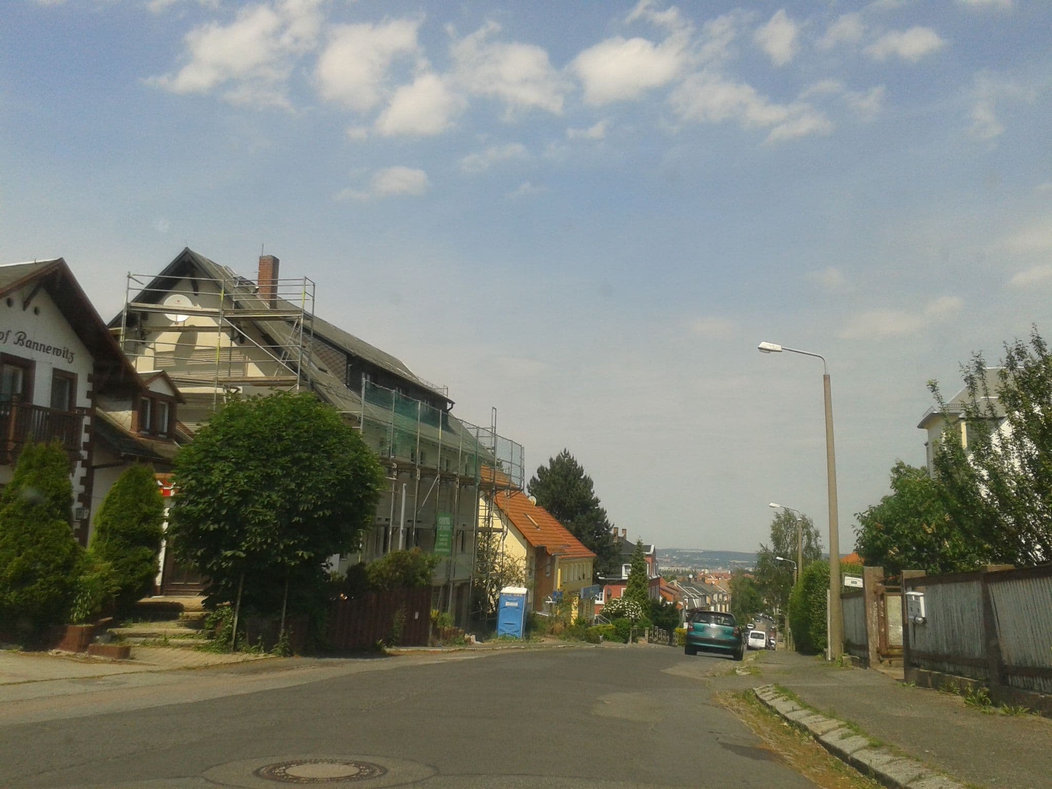 Street view near Gasthof Bannewitz, Bannewitz — © thomas (CC BY-SA · Mapillary)