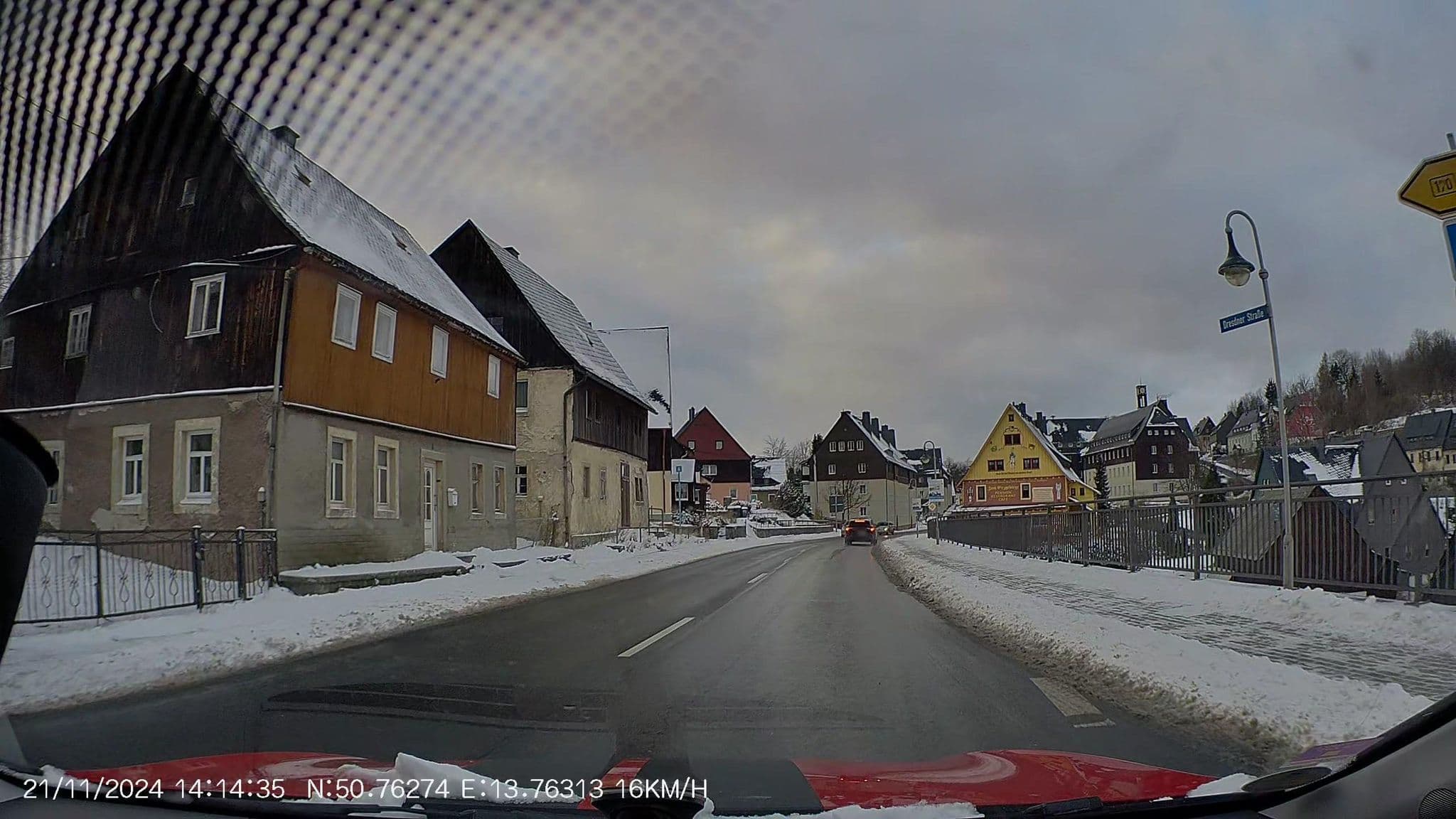 Street view near Hotel Knappensaal, Altenberg — © AR88 (CC BY-SA · Mapillary)