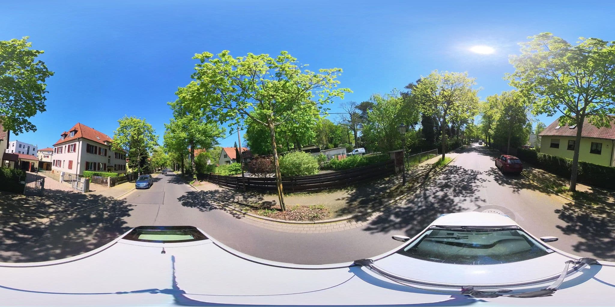 Street view near Naundorf Thomas Pension, Leuben — © osmplus_org (CC BY-SA · Mapillary)