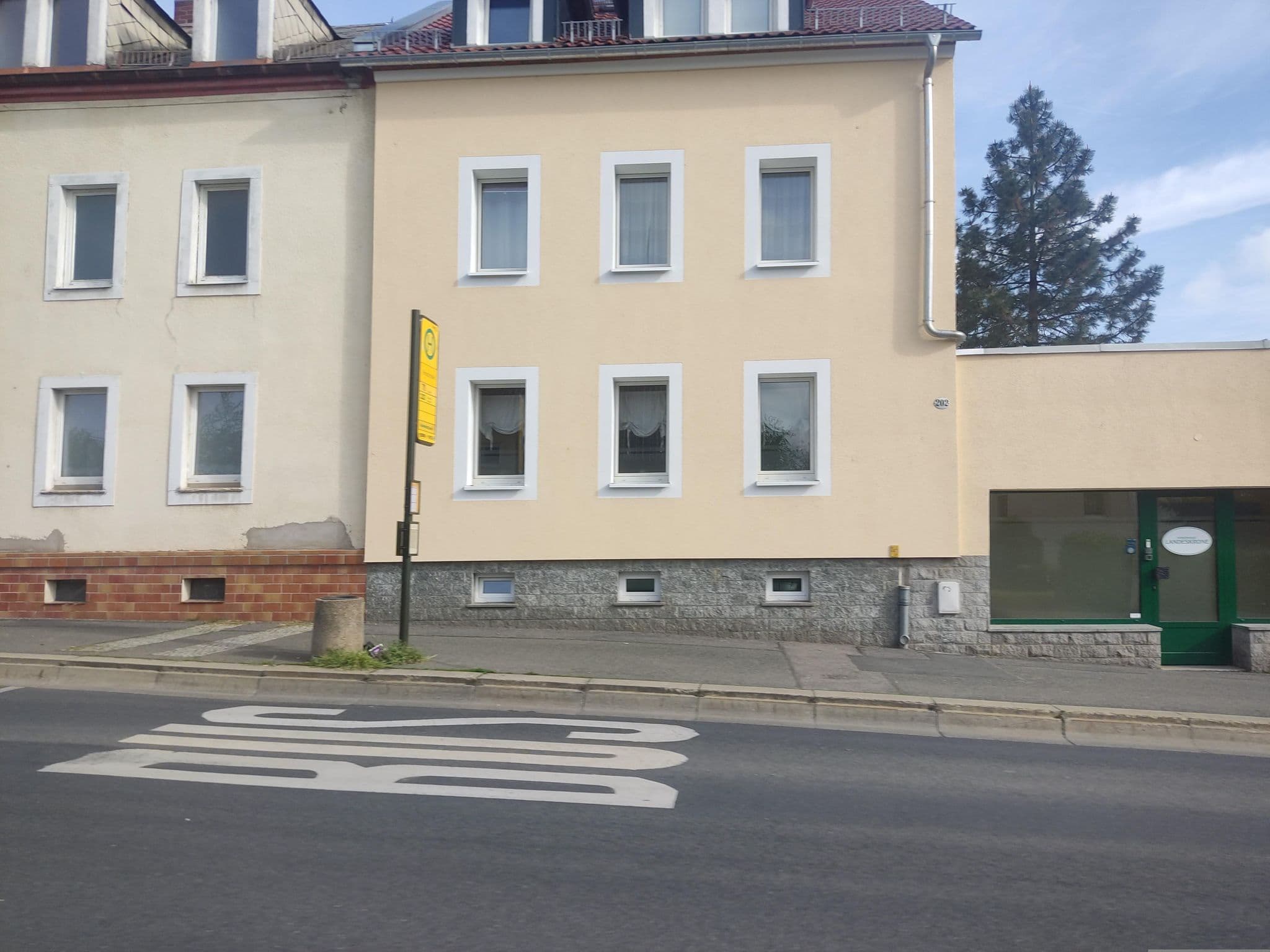 Street view near Ferienhaus Landeskrone, Gorbitz — © Tatfahren (CC BY-SA · Mapillary)