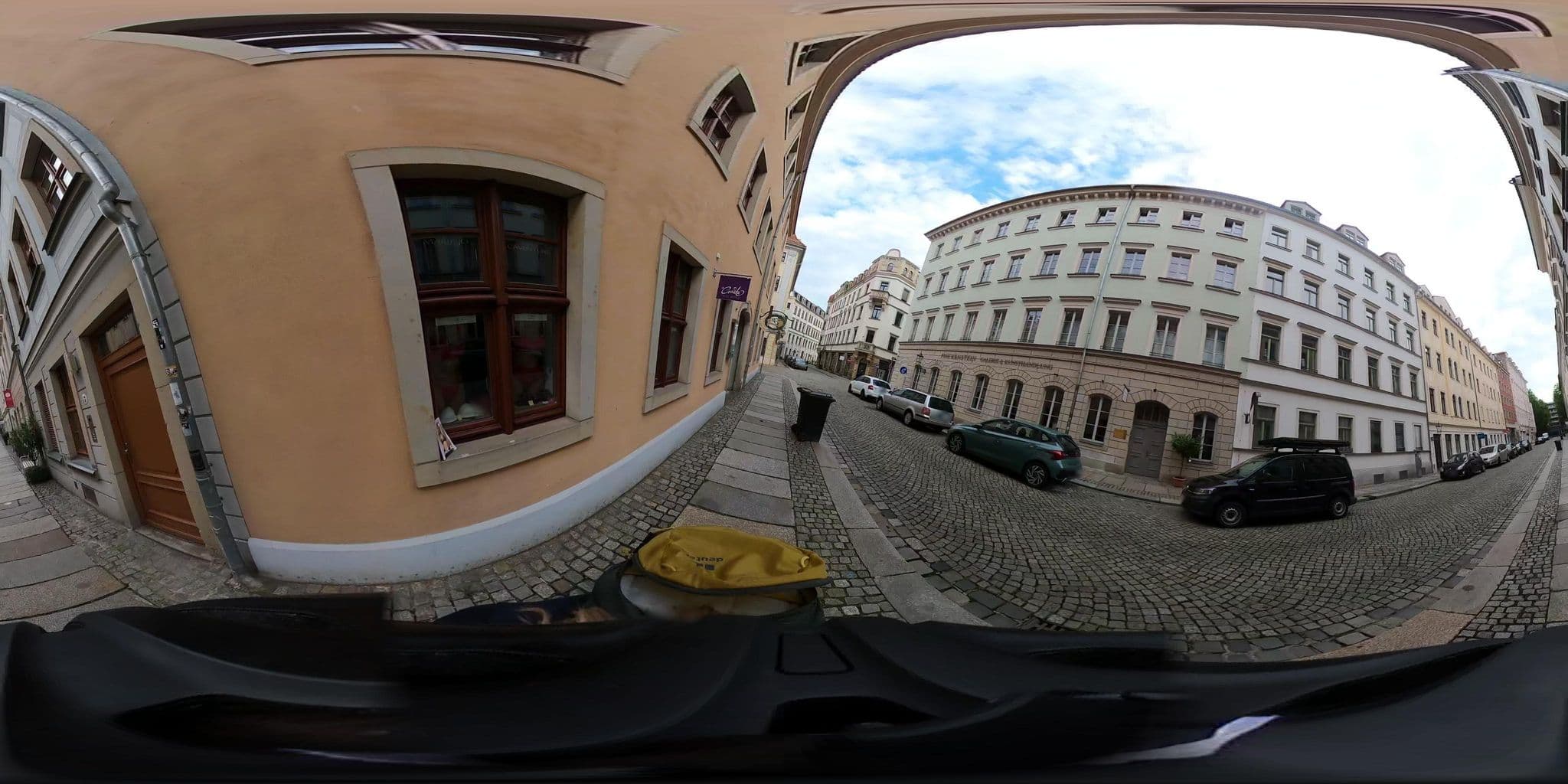 Street view near Fewo CANALETTO im Stadtzentrum, Dresden — © geowatti (CC BY-SA · Mapillary)