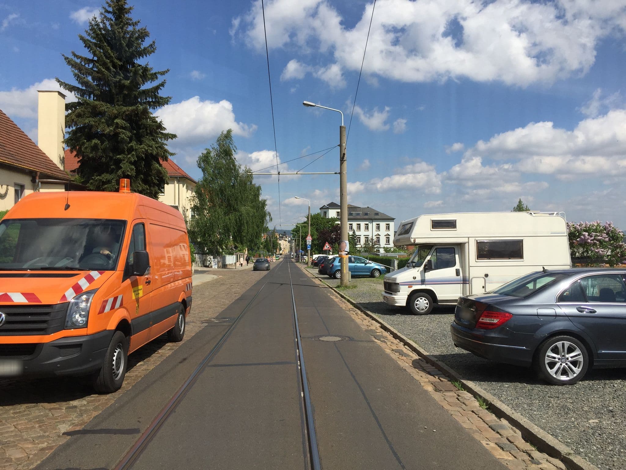 Street view near Pension Naumann, Gorbitz — © ubahnverleih (CC BY-SA · Mapillary)