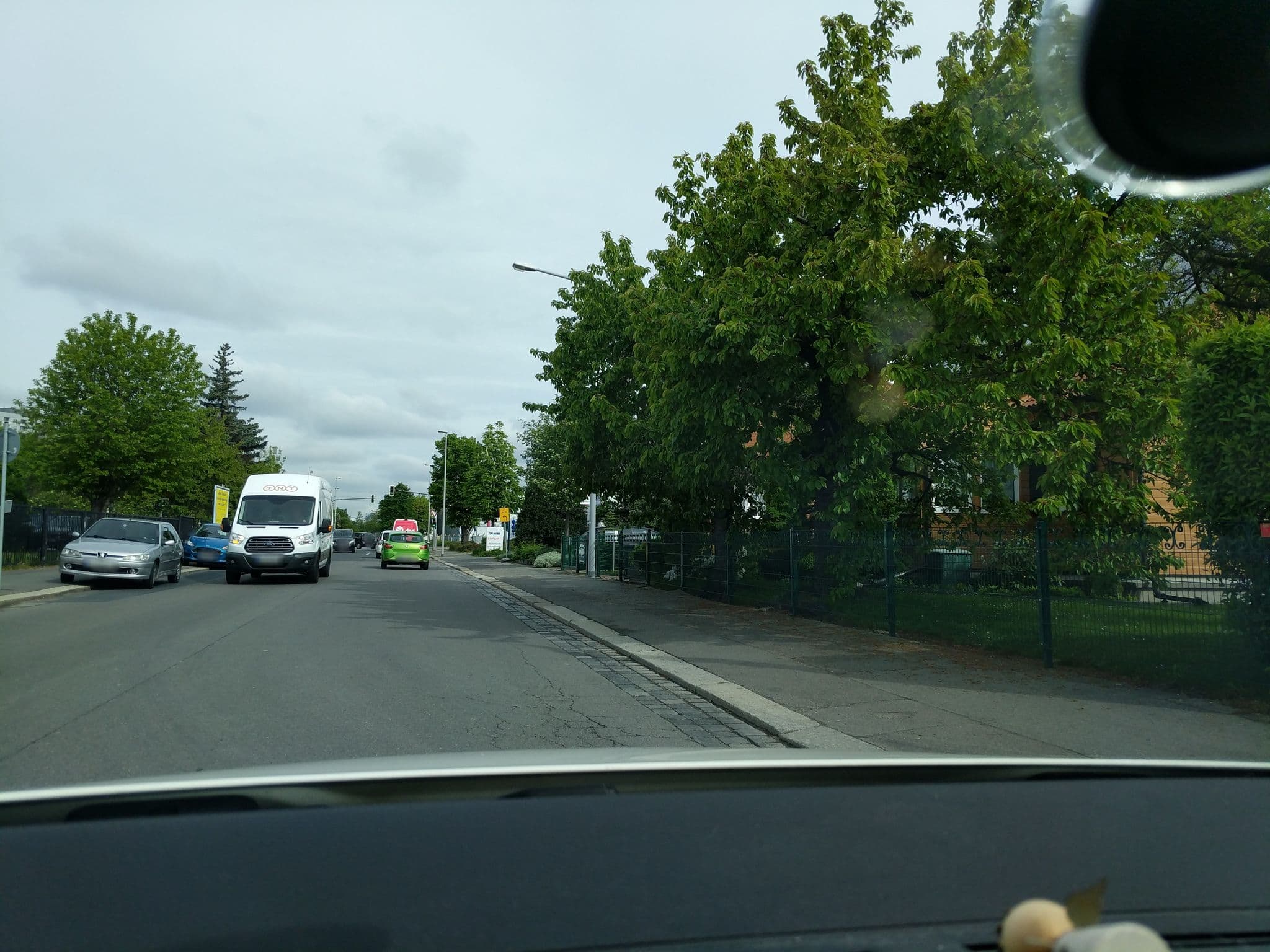 Street view near Gästezimmer Oelmann Inh.Gerd Oelmann Pension, Leuben — © juwie69 (CC BY-SA · Mapillary)