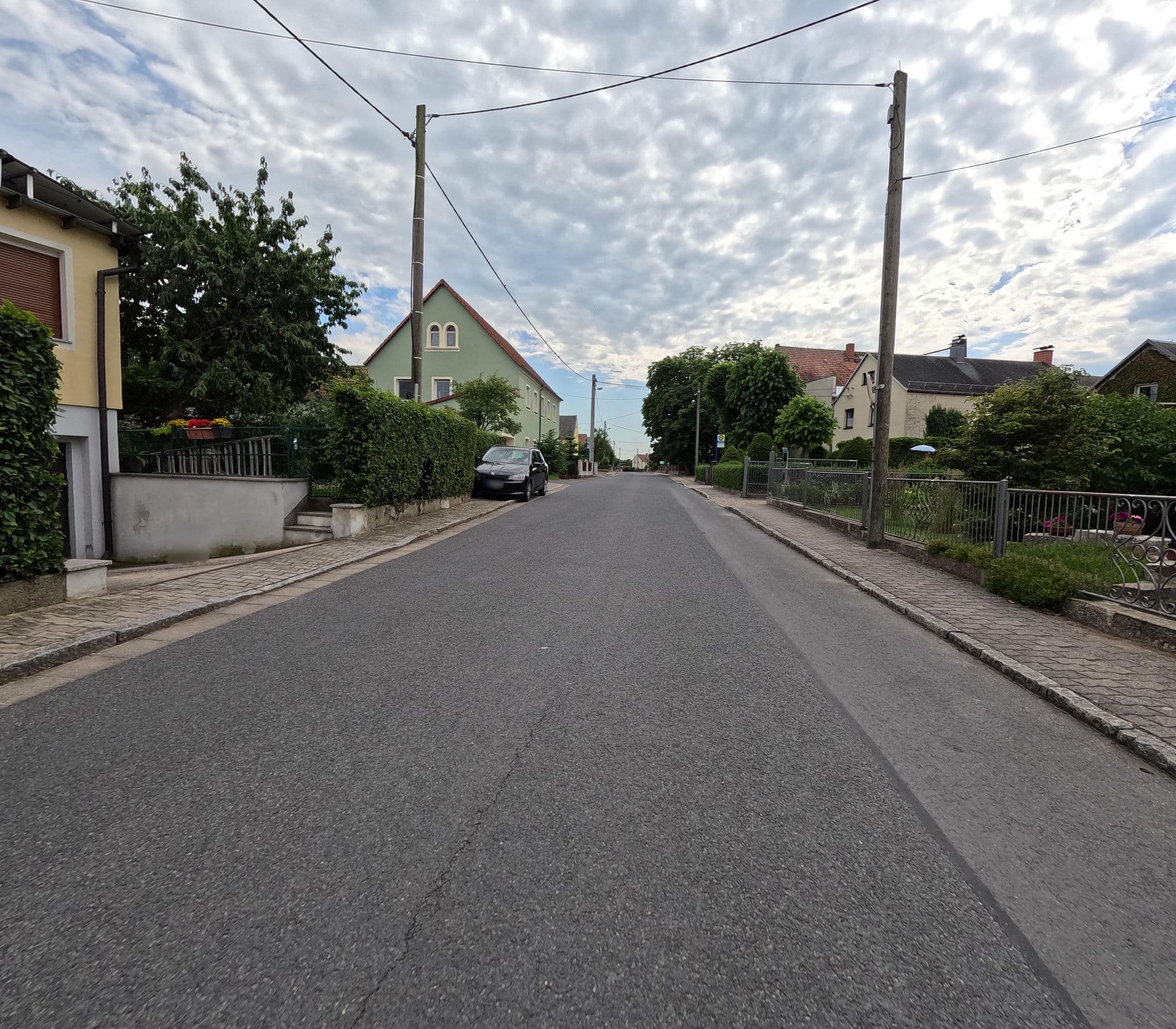 Street view near Pension Zum alten Bauernhof Inh. Michael Gansmüller, Tauscha — © Suricata (CC BY-SA · Mapillary)
