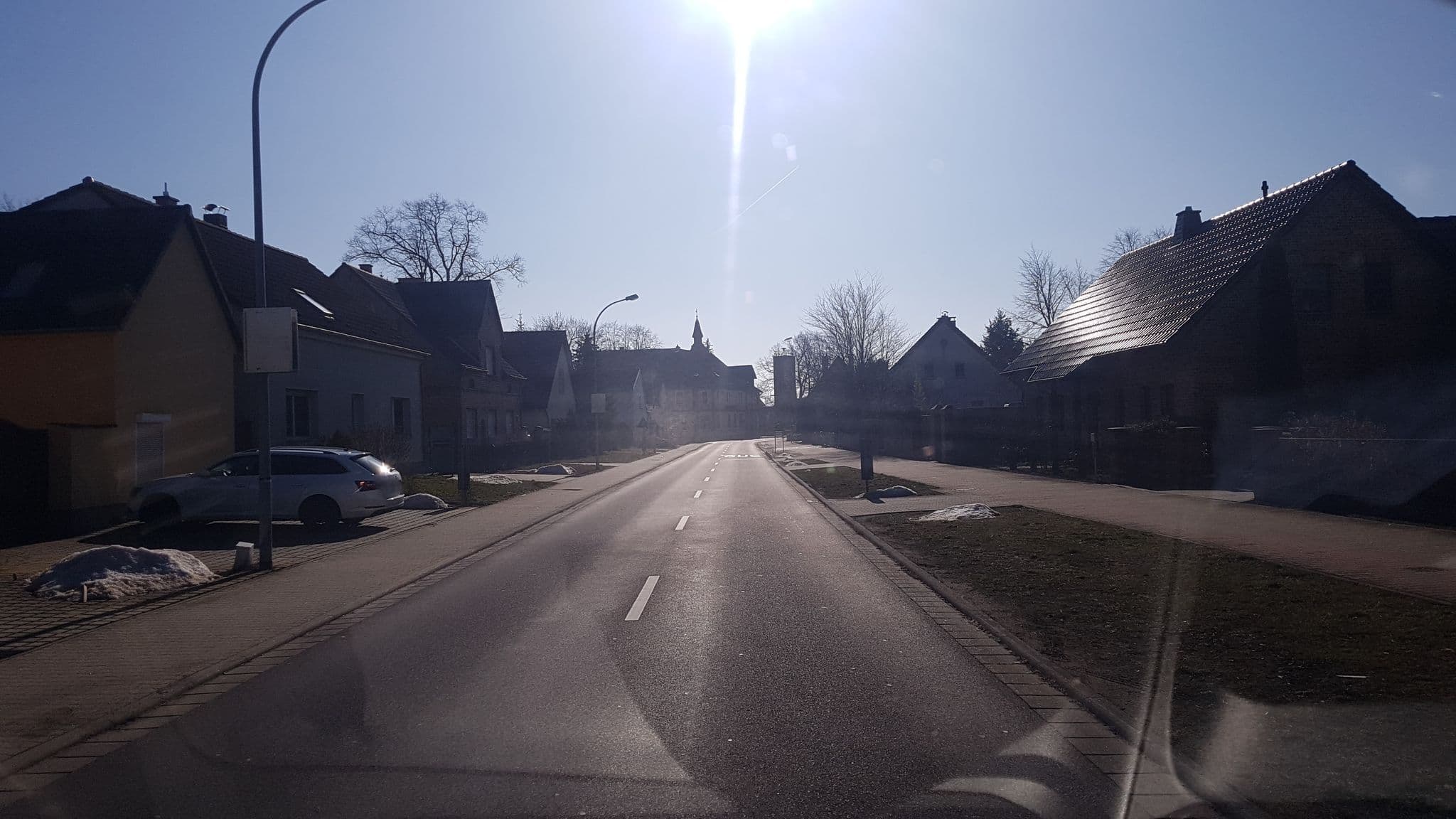 Street view near Pension Krämer, Ruhland — © dsmm (CC BY-SA · Mapillary)