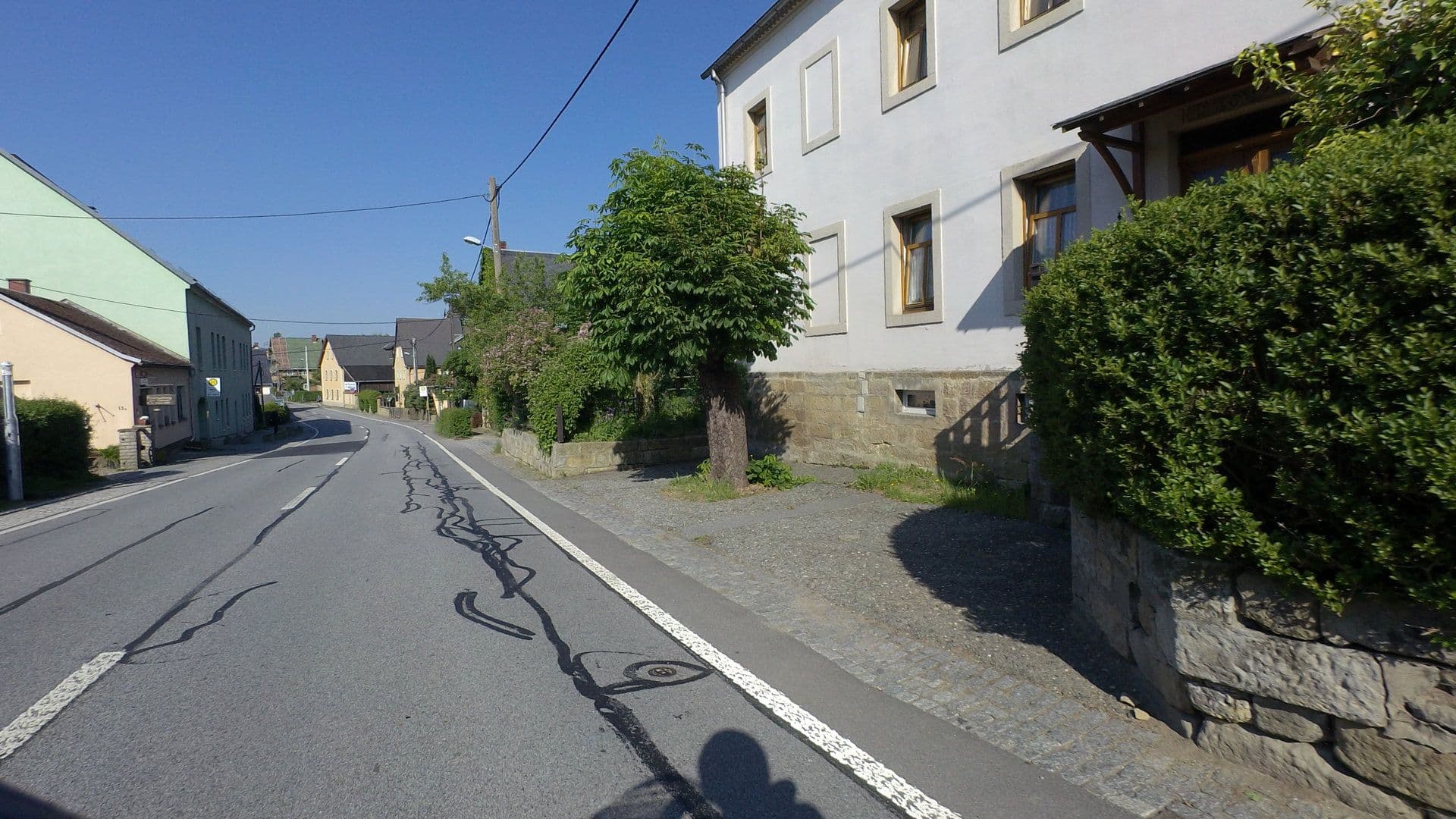 Street view near Ferienwohnung zur Schmiede, Bad Schandau — © moenk (CC BY-SA · Mapillary)