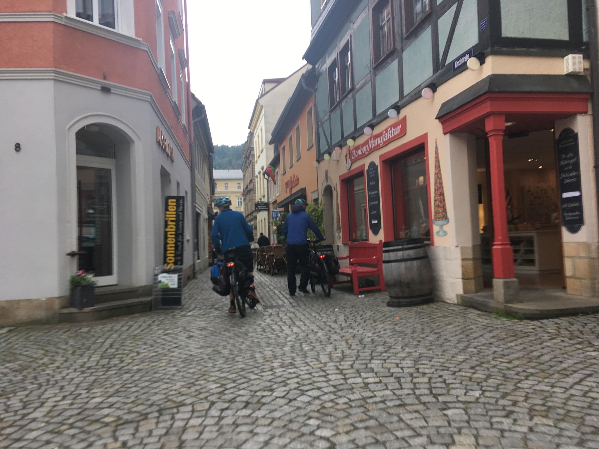 Street view near Apartmenthaus Zentral Bad Schandau, Bad Schandau — © eserte (CC BY-SA · Mapillary)