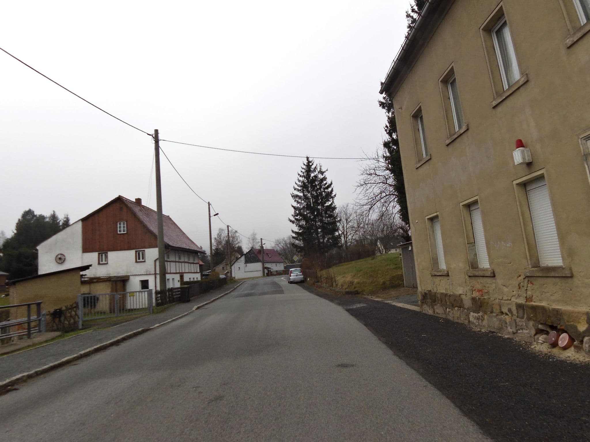 Street view near Goldbachhäuschen, Olbersdorf — © fell3 (CC BY-SA · Mapillary)