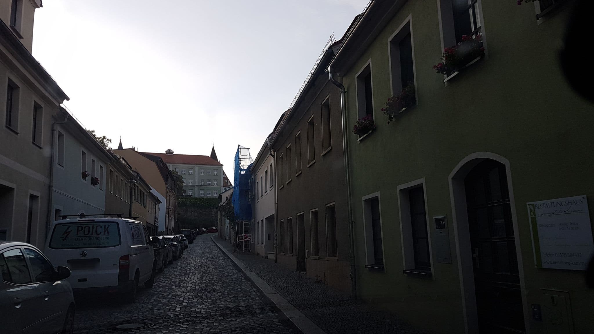 Street view near hostel Kamenz, Kamenz — © sp8962de (CC BY-SA · Mapillary)