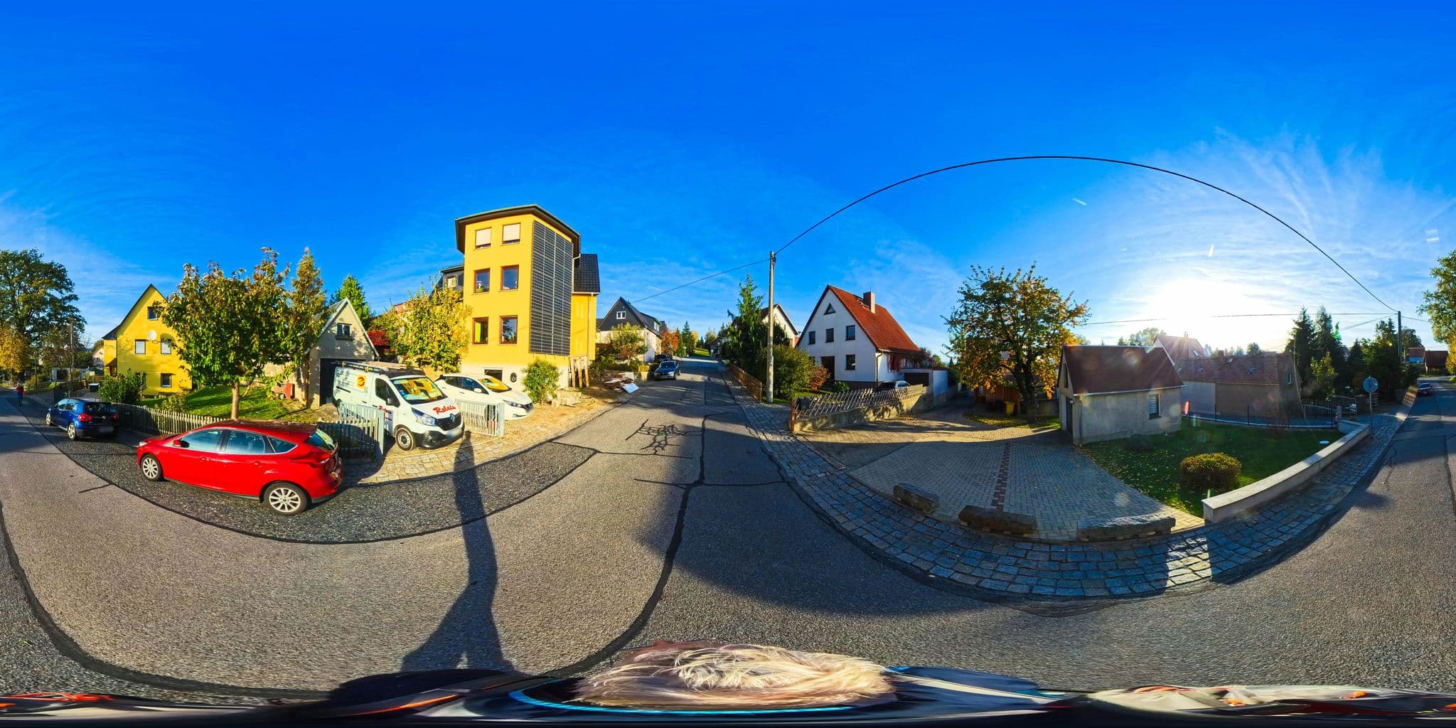 Street view near Pansion Zieschang, Budestecy — © Hol_Ger (CC BY-SA · Mapillary)