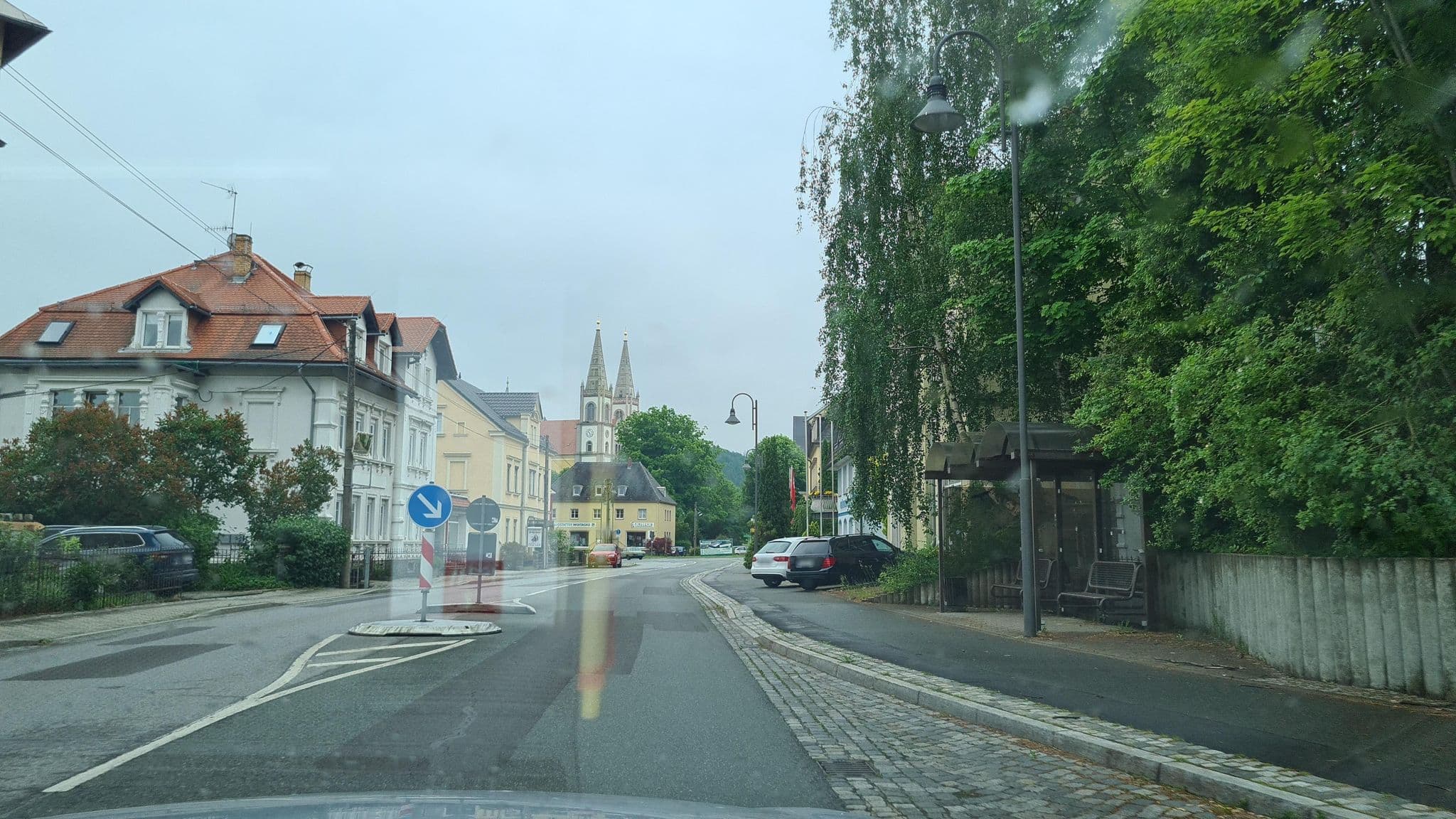 Street view near Gasthof Halbendorf, Schirgiswalde — © dsmm (CC BY-SA · Mapillary)