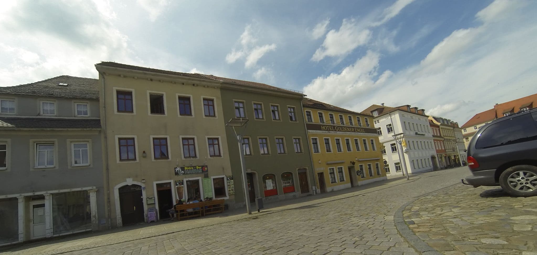 Street view near Hotel Goldener Engel, Bischofswerda — © utack (CC BY-SA · Mapillary)