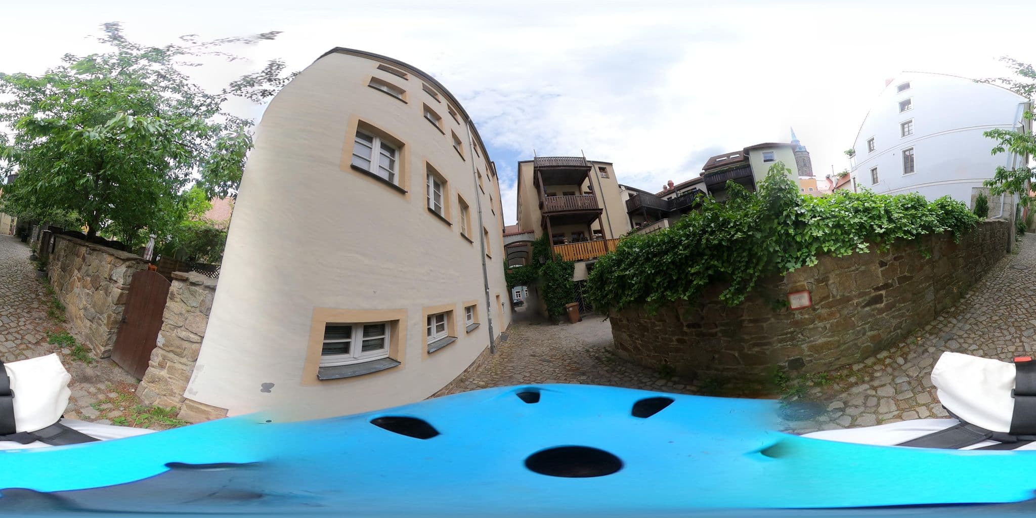 Street view near Haus Buchheim - Pension am Schloss, Bautzen — © JHecht (CC BY-SA · Mapillary)