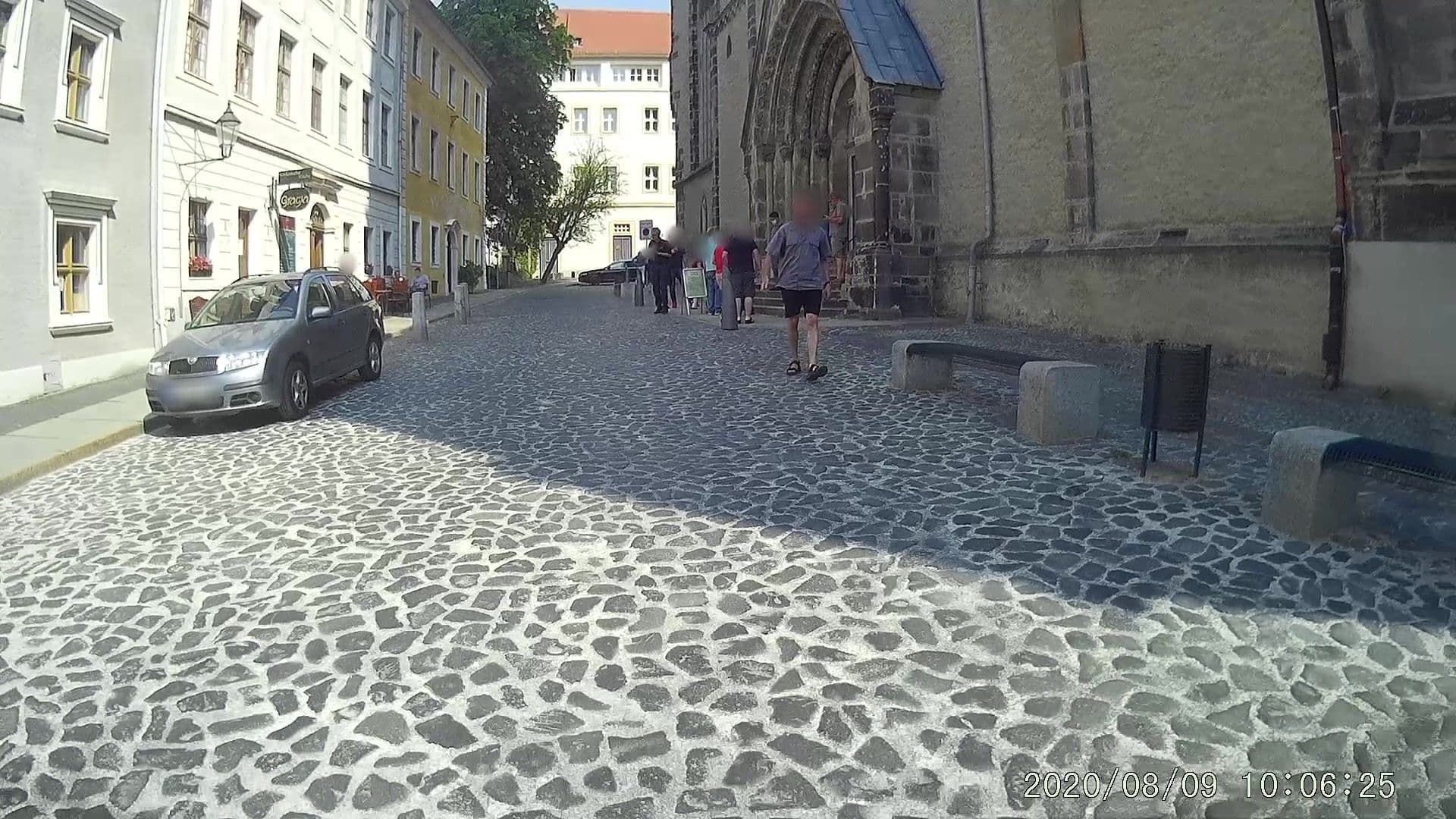 Street view near Hotel Tuchmacher, Görlitz — © dasza (CC BY-SA · Mapillary)