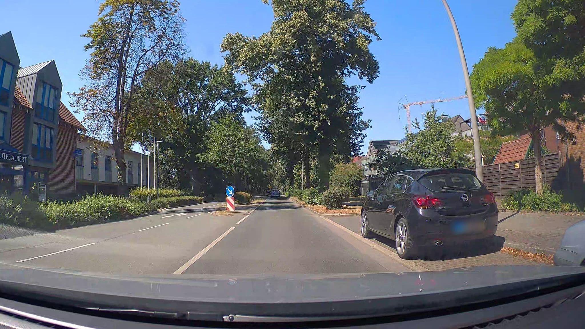 Street view near ALBERT Hotel Inh. Klaus Heim, Dorsten — © poxonline (CC BY-SA · Mapillary)