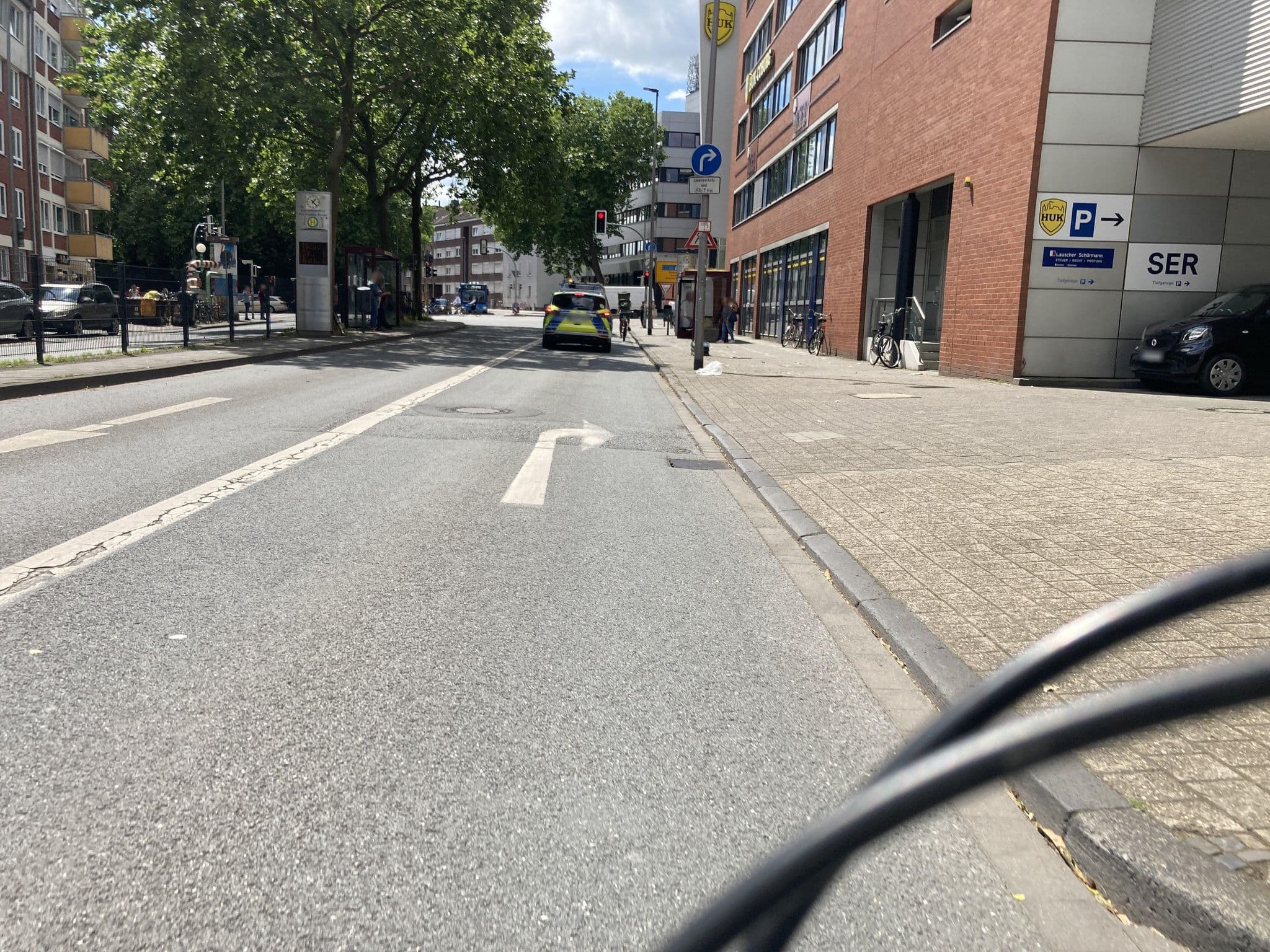 Street view near Novotel Münster City, Münster — © Morina (CC BY-SA · Mapillary)