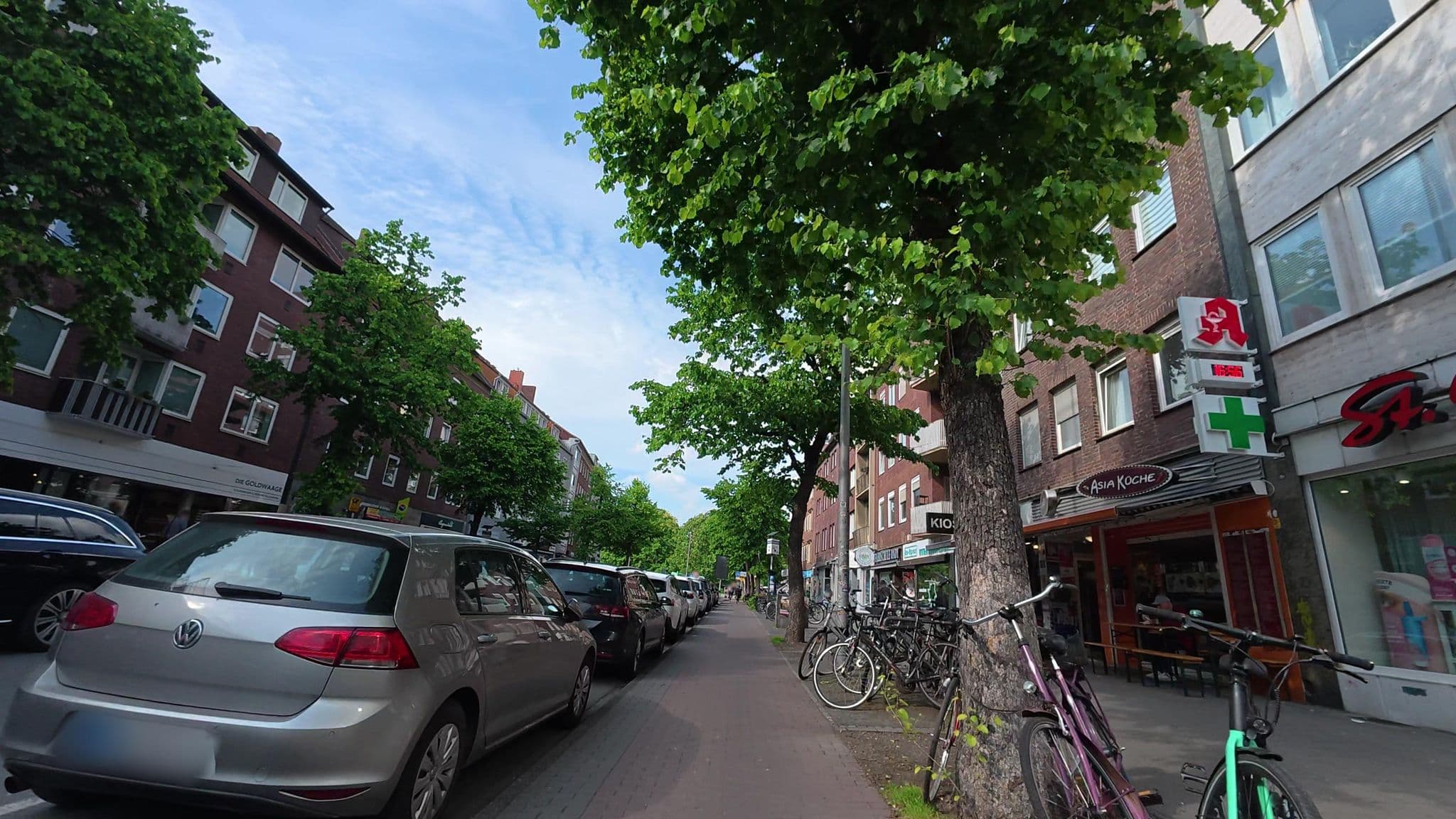 Street view near Ferienwohnung Central, Münster — © Morina (CC BY-SA · Mapillary)