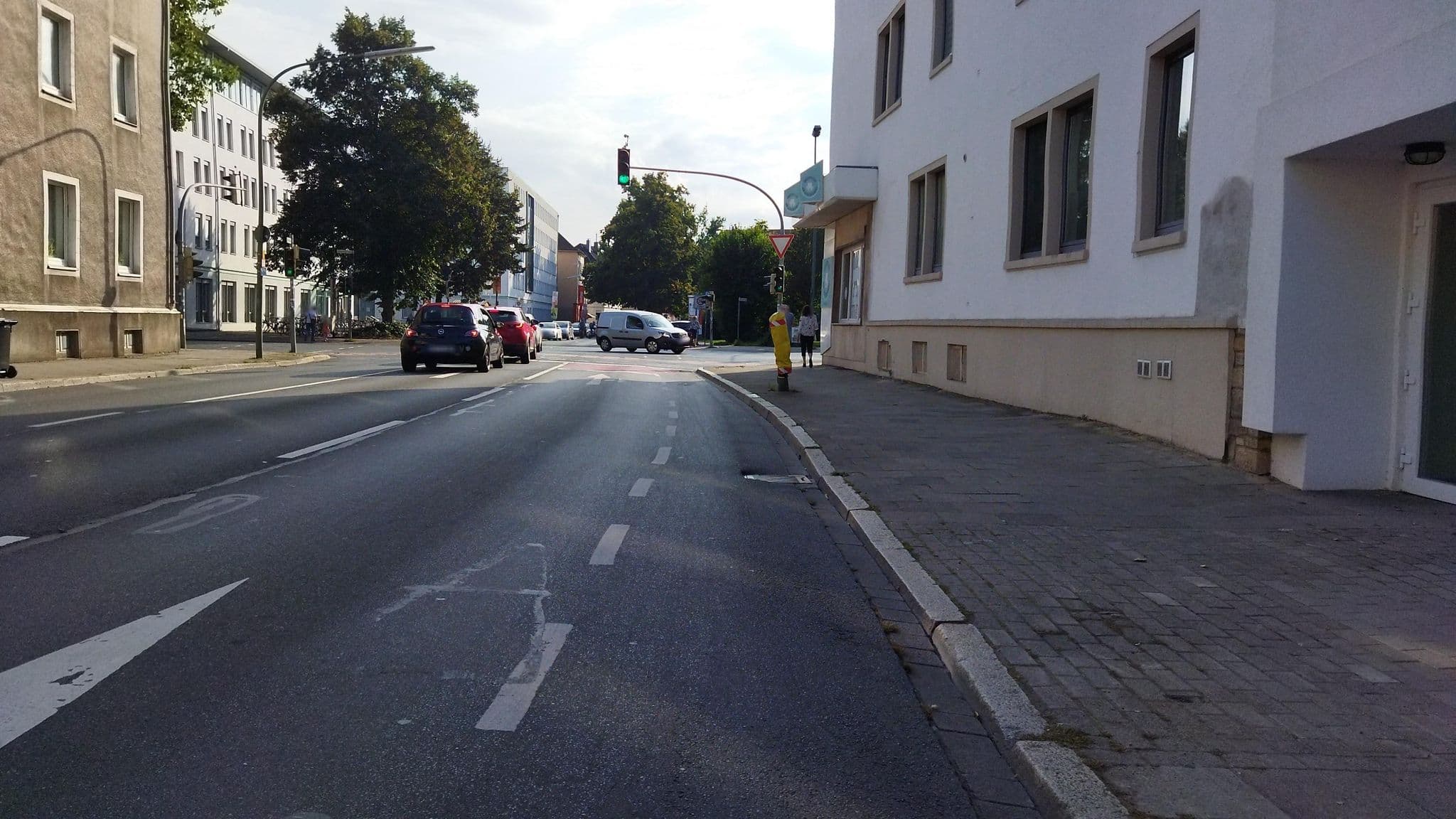 Street view near Hotel Kulmbacher Hof, Osnabrück — © changchun1 (CC BY-SA · Mapillary)