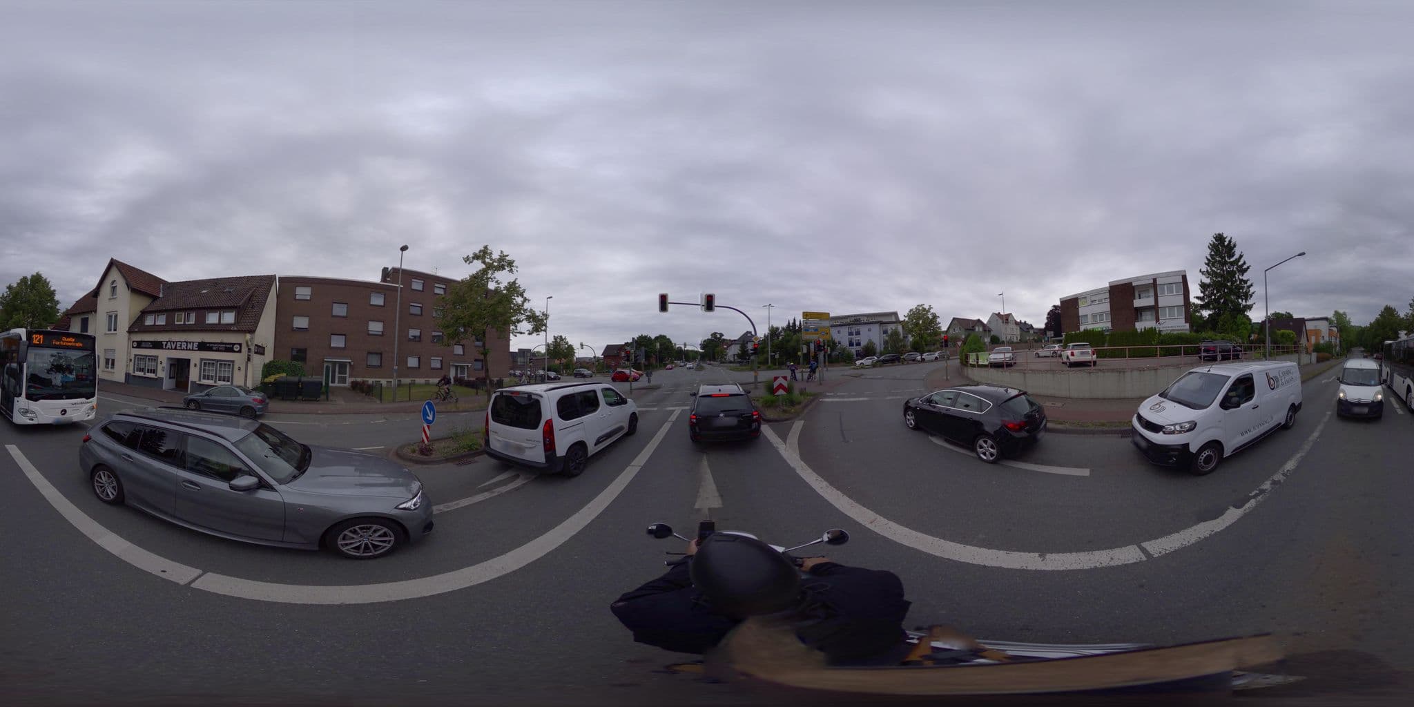 Street view near Pension Donkels, Bielefeld — © flohoff (CC BY-SA · Mapillary)
