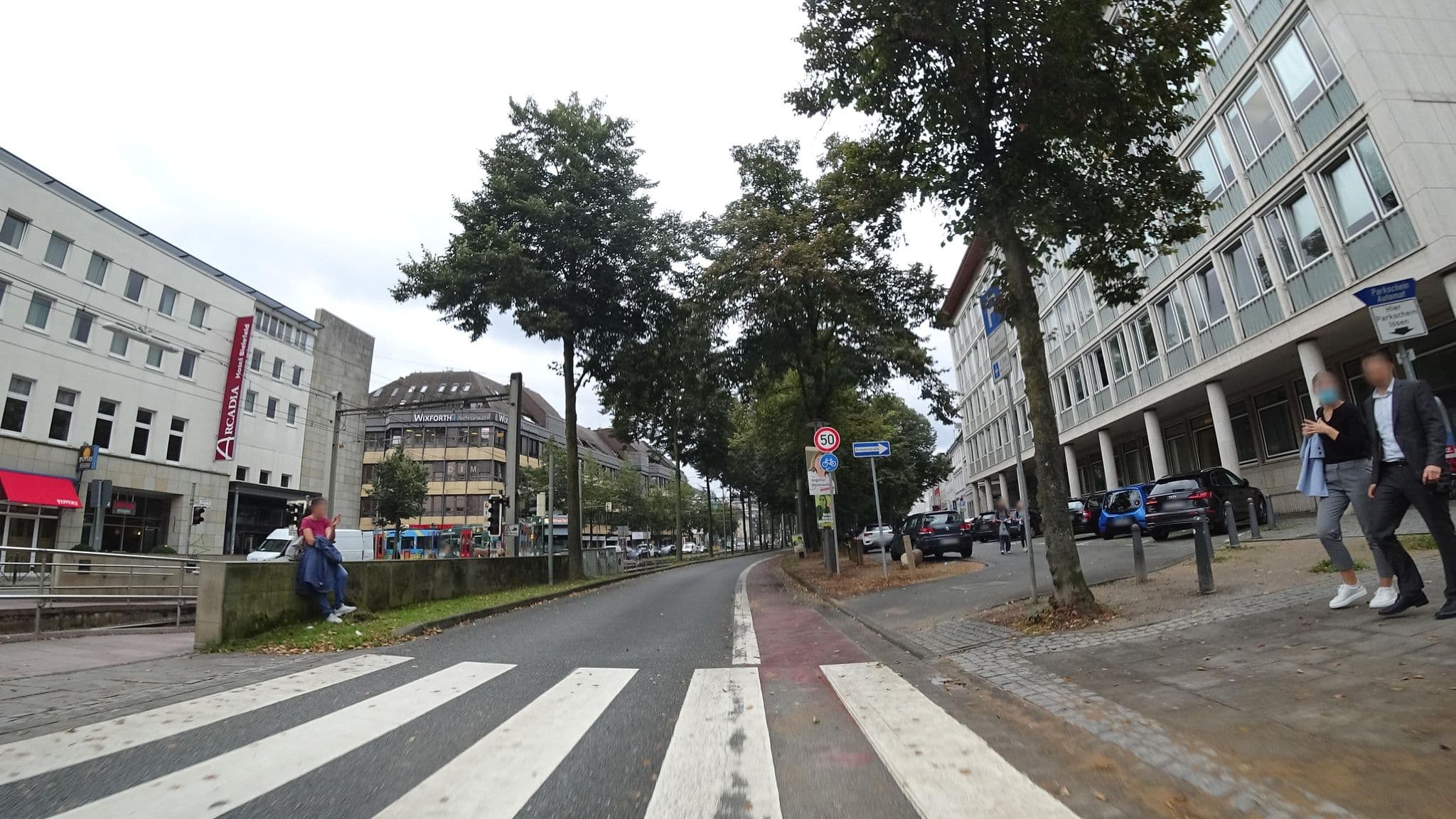 Street view near Tulip Inn Bielefeld, Bielefeld — © flohoff (CC BY-SA · Mapillary)
