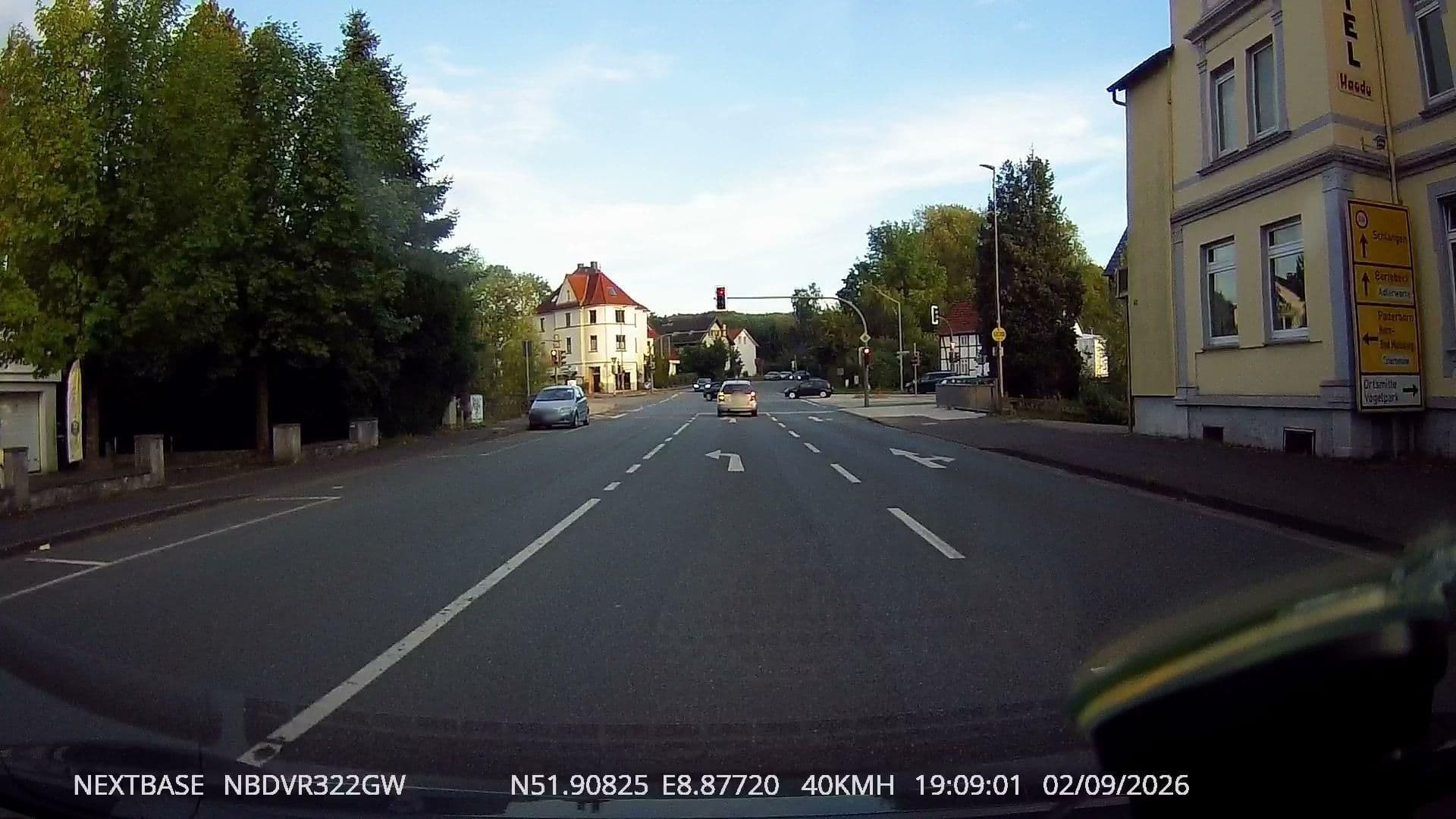 Street view near Hotel Achilles, Detmold — © derlipper (CC BY-SA · Mapillary)
