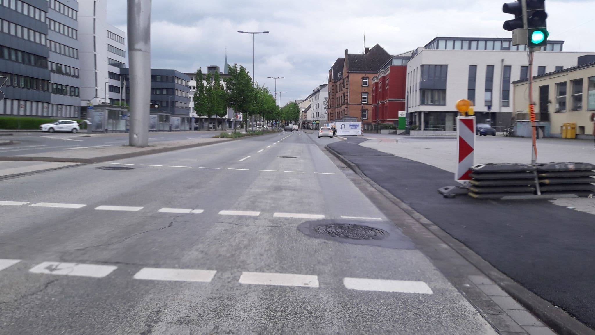 Street view near IntercityHotel Paderborn, Paderborn — © bielebog (CC BY-SA · Mapillary)