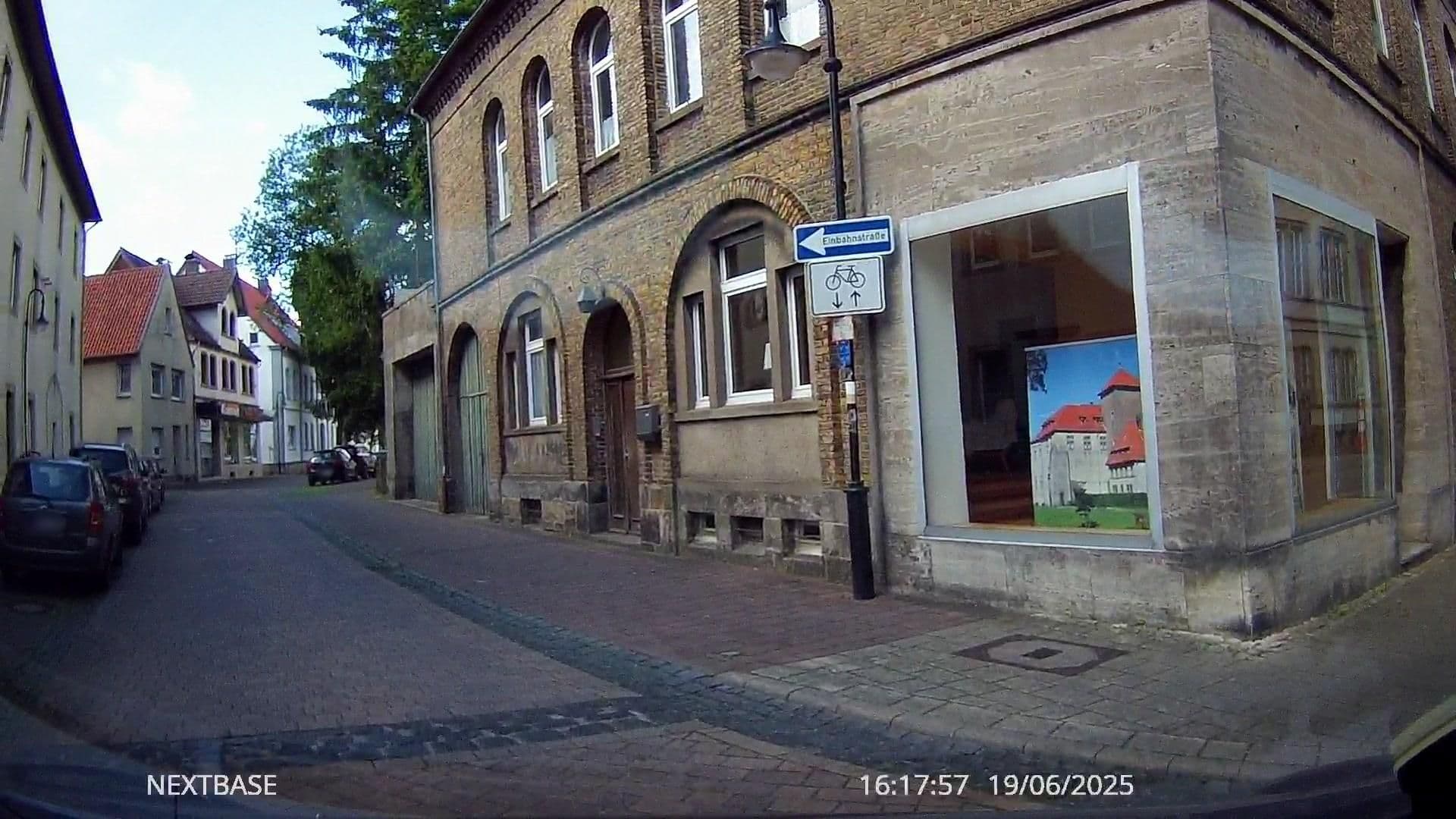 Street view near Externsteiner Hof Apartments, Bad Meinberg — © derlipper (CC BY-SA · Mapillary)