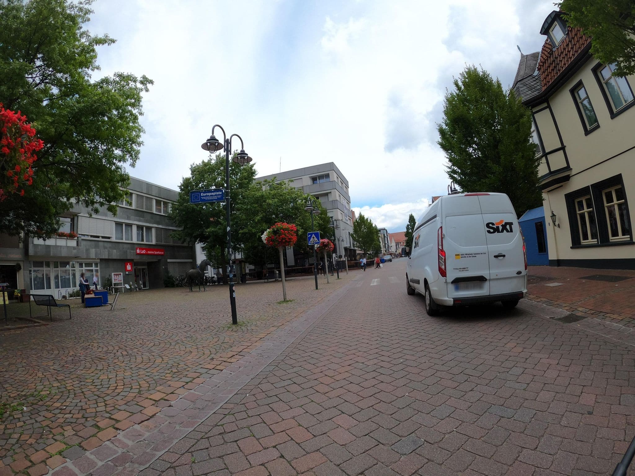 Street view near Hotel Drei Kronen + Restaurant und Pizzeria Sardegna, Vechta — © VIA_KK (CC BY-SA · Mapillary)