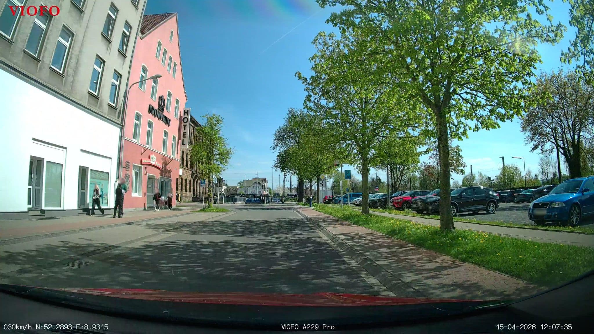 Street view near Stadthotel Kronprinz, Minden — © toaskoas (CC BY-SA · Mapillary)