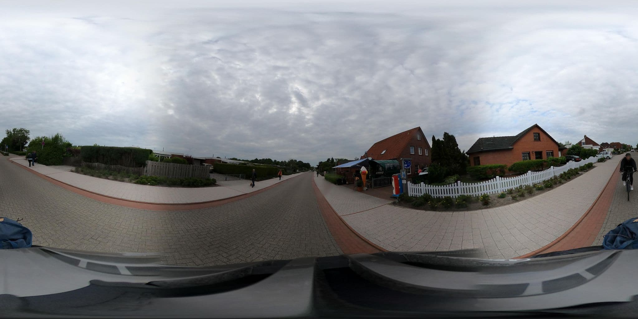 Street view near Ostermann FeWo, Bungalow Norddeich Ferienwohnungsvermietung, Norddeich — © JHecht (CC BY-SA · Mapillary)