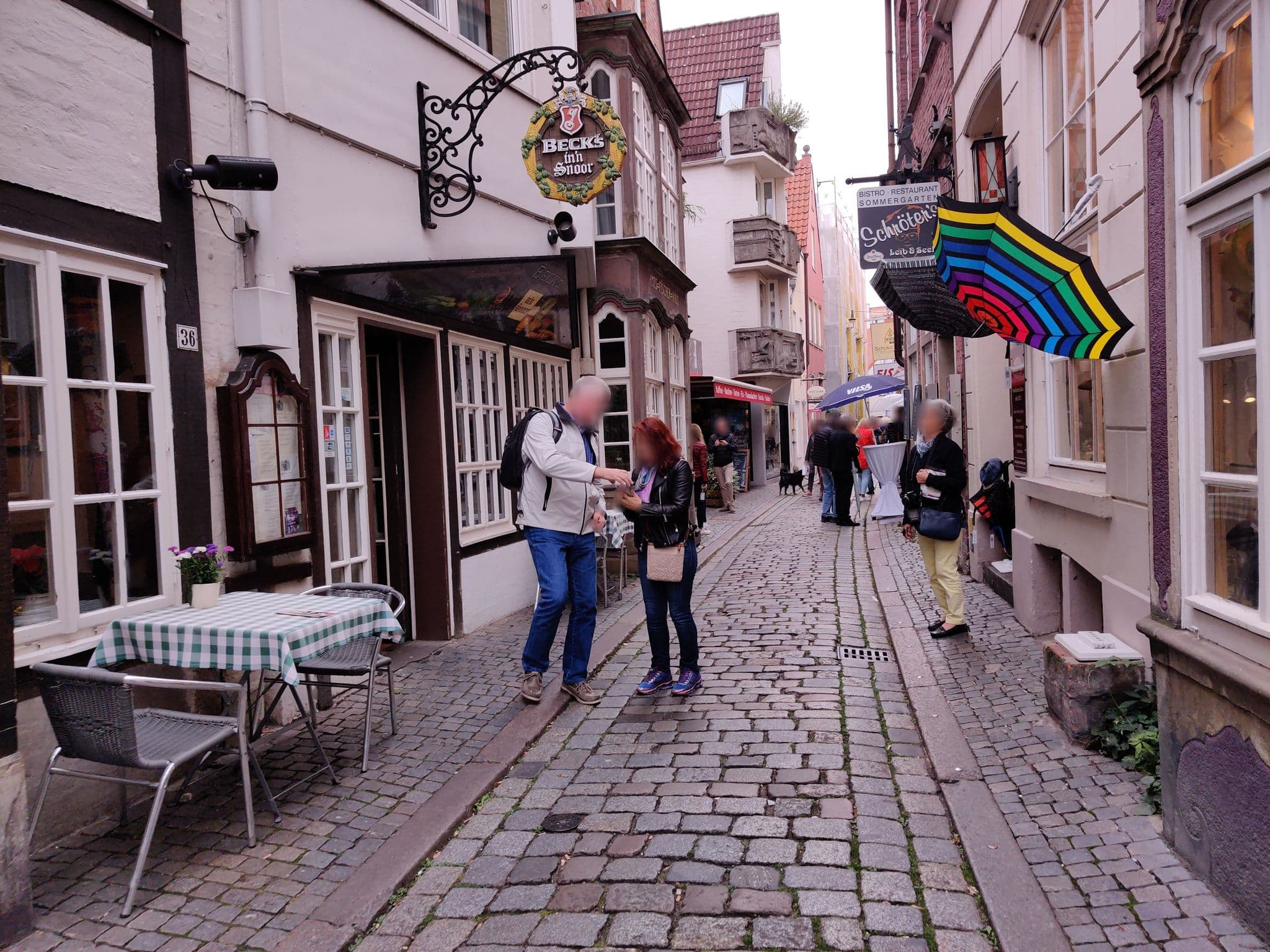 Street view near Romantisches Haus im Schnoor, Bremen — © aceini (CC BY-SA · Mapillary)