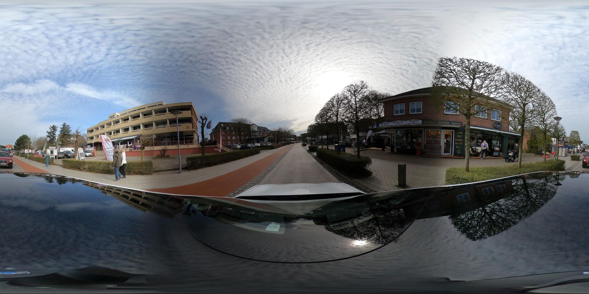 Street view near Grosszuegige-Ferienwohnung-im-OT-Bad-Strandnaehe, Sankt Peter-Ording — © peterleth (CC BY-SA · Mapillary)
