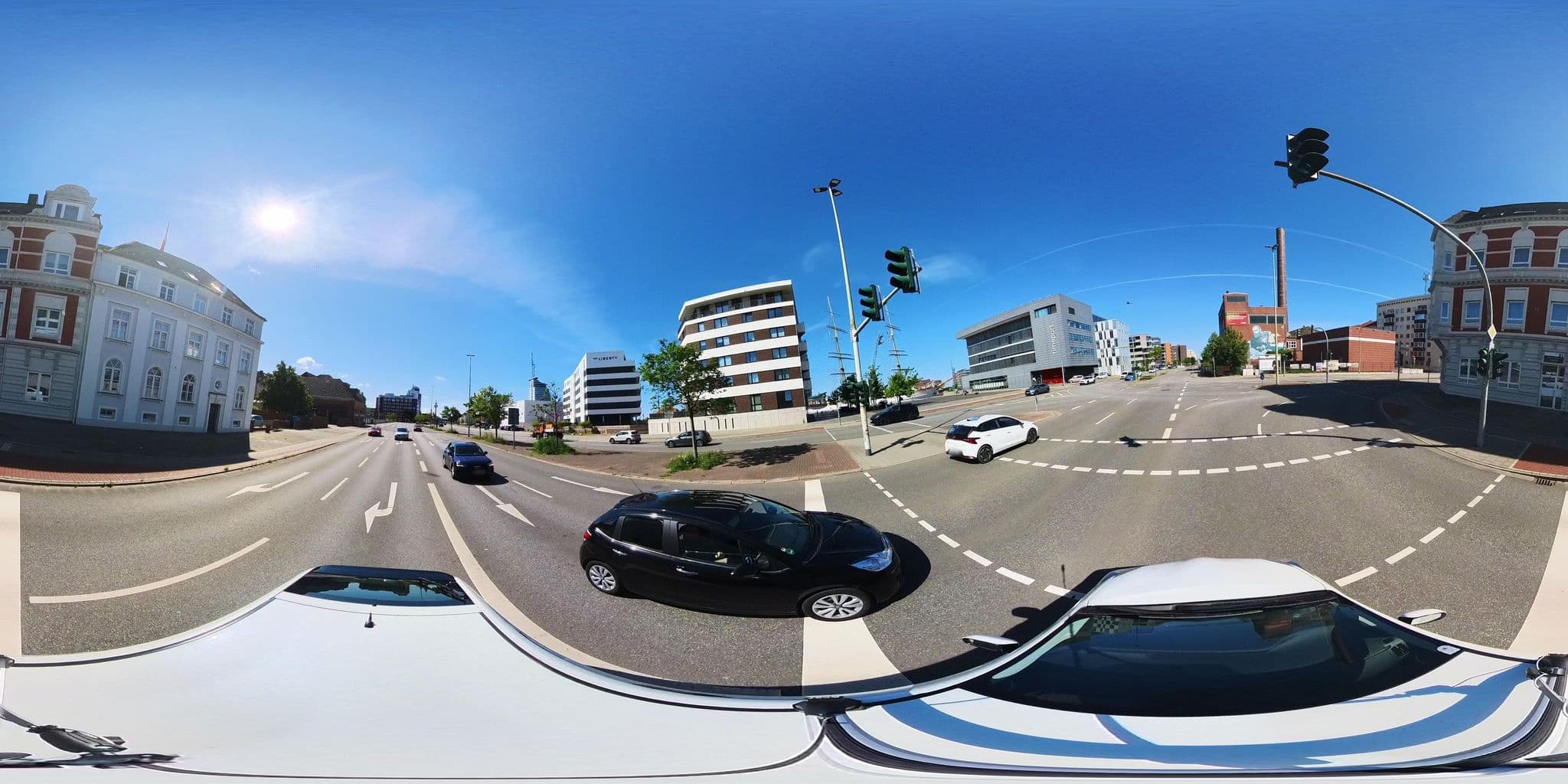 Street view near Ferienwohnungen an der Weser, Bremerhaven — © osmplus_org (CC BY-SA · Mapillary)