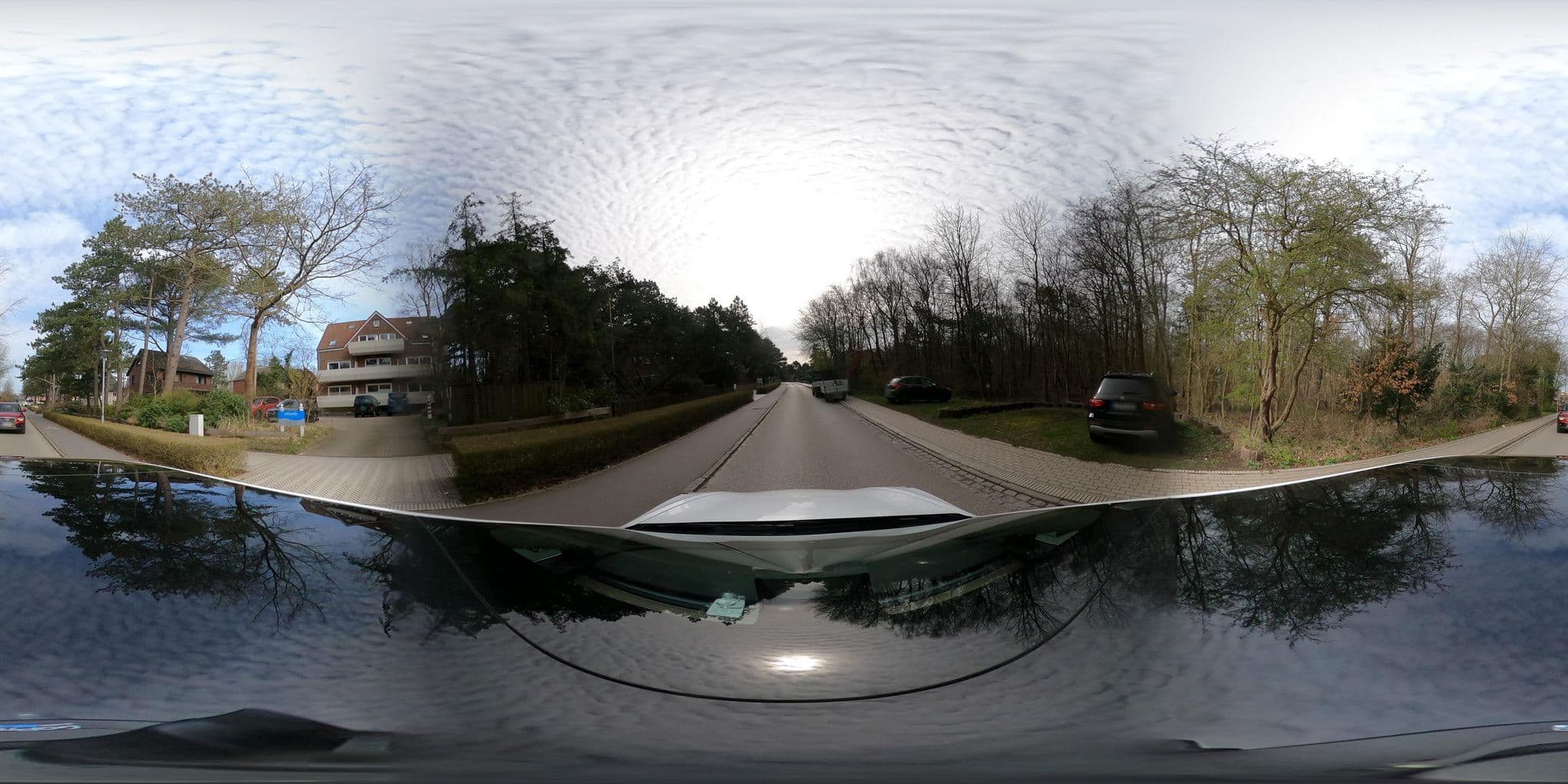 Street view near Friesennest, Sankt Peter-Ording — © peterleth (CC BY-SA · Mapillary)