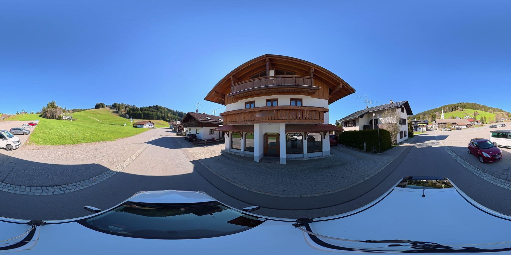 Street view near Haus Helga, Tannheim