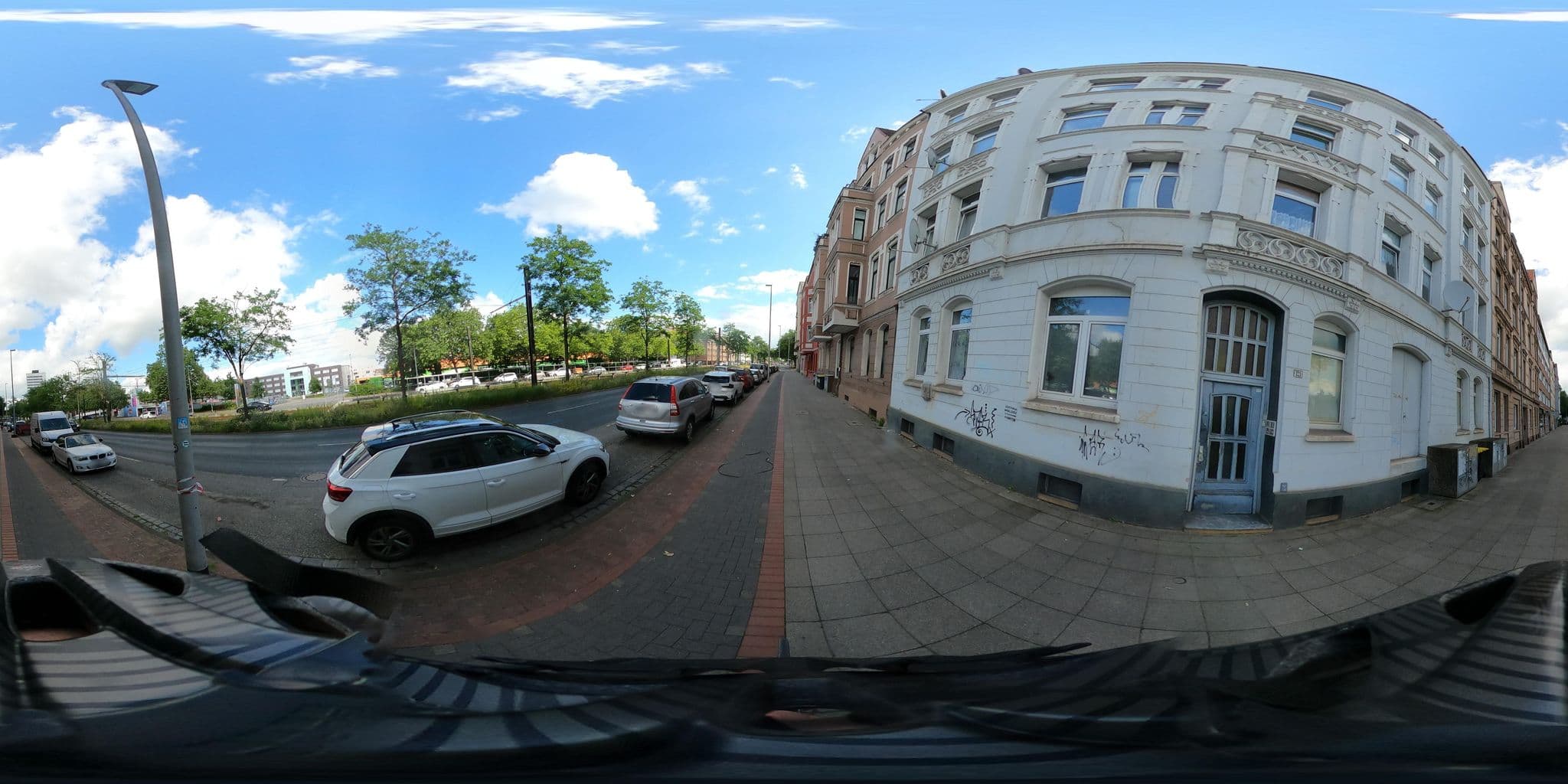 Street view near Clean & Central 2 Room Apartment 50m, Hainholz — © Nortix (CC BY-SA · Mapillary)