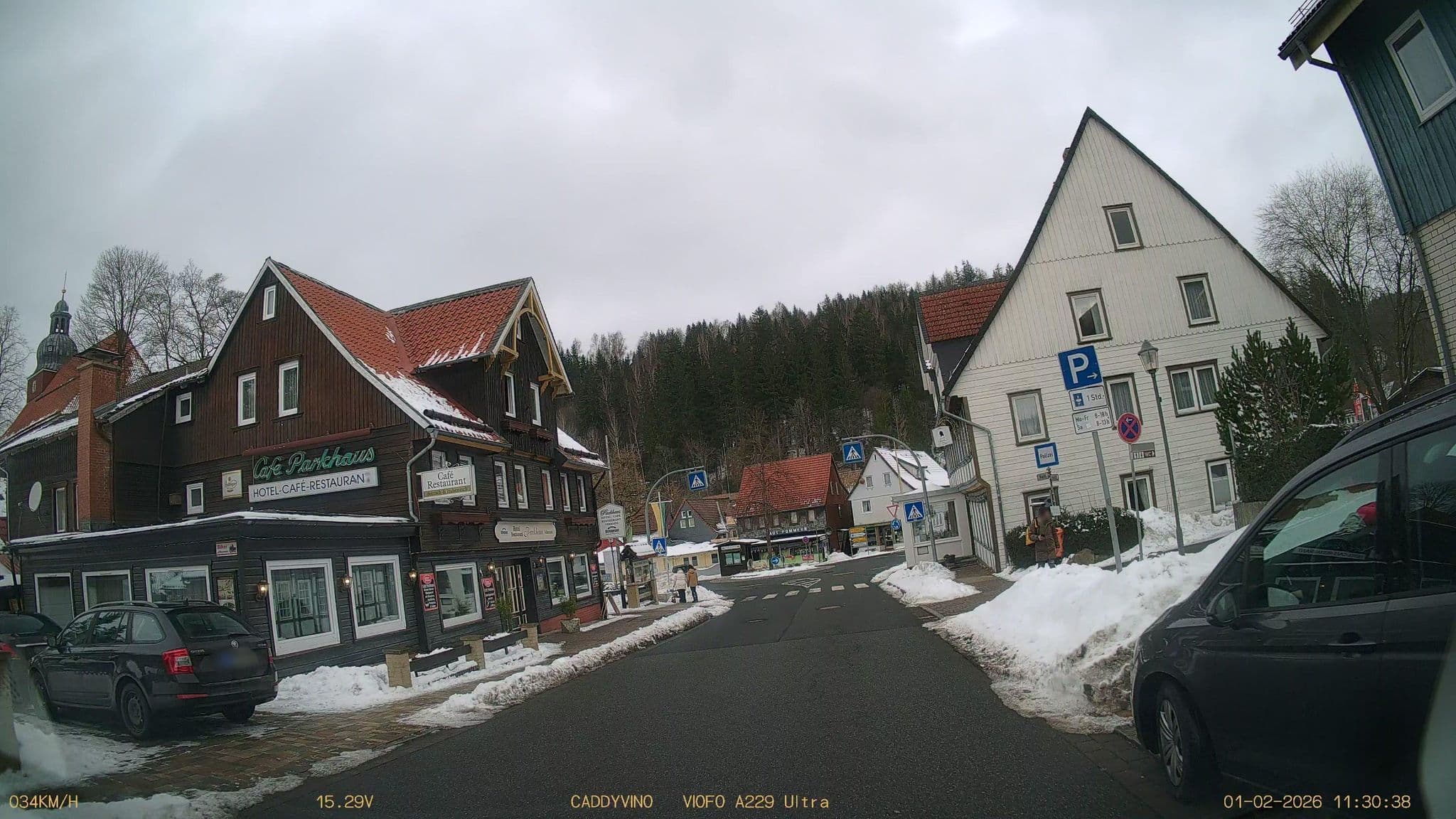 Street view near Hotel-Café-Restaurant Parkhaus, Altenau — © DruideBizeps (CC BY-SA · Mapillary)