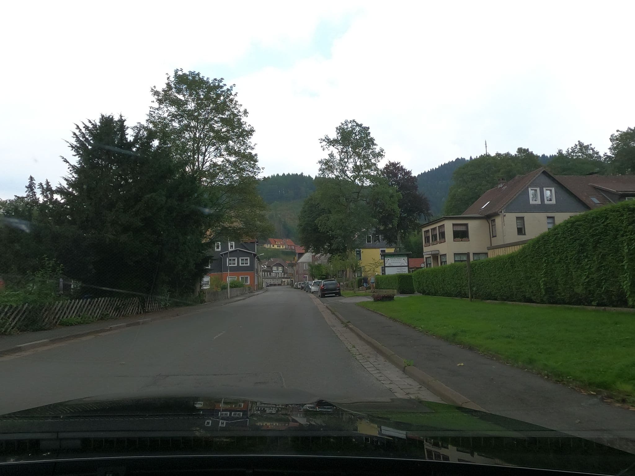 Street view near Hirschfelder Pension, Wildemann — © skjall (CC BY-SA · Mapillary)