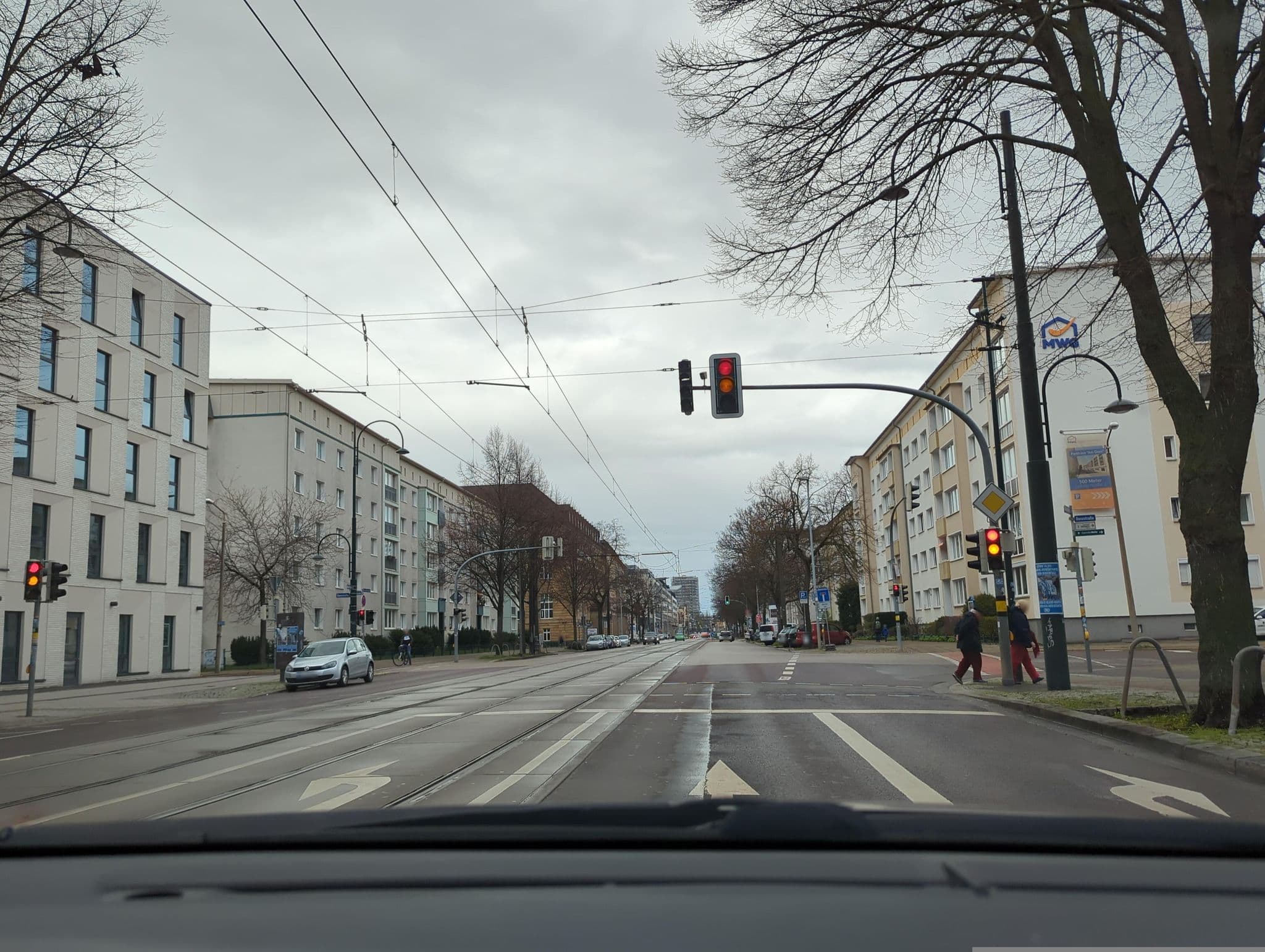 Street view near B&B Hotel Magdeburg, Magdeburg — © AlexSpritze (CC BY-SA · Mapillary)