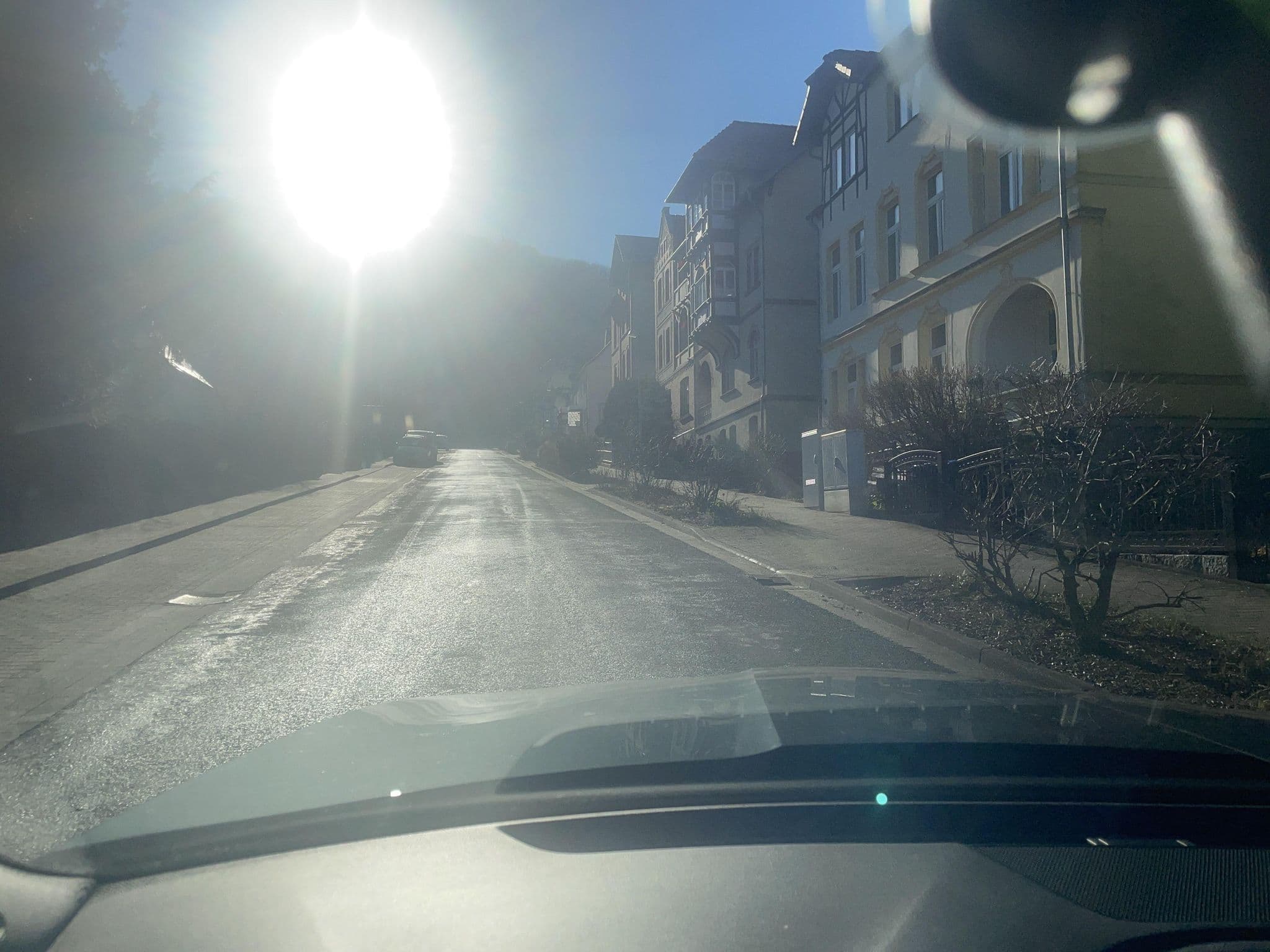 Street view near Ferienwohnungen am Steinbach, Thale — © surveyor99 (CC BY-SA · Mapillary)