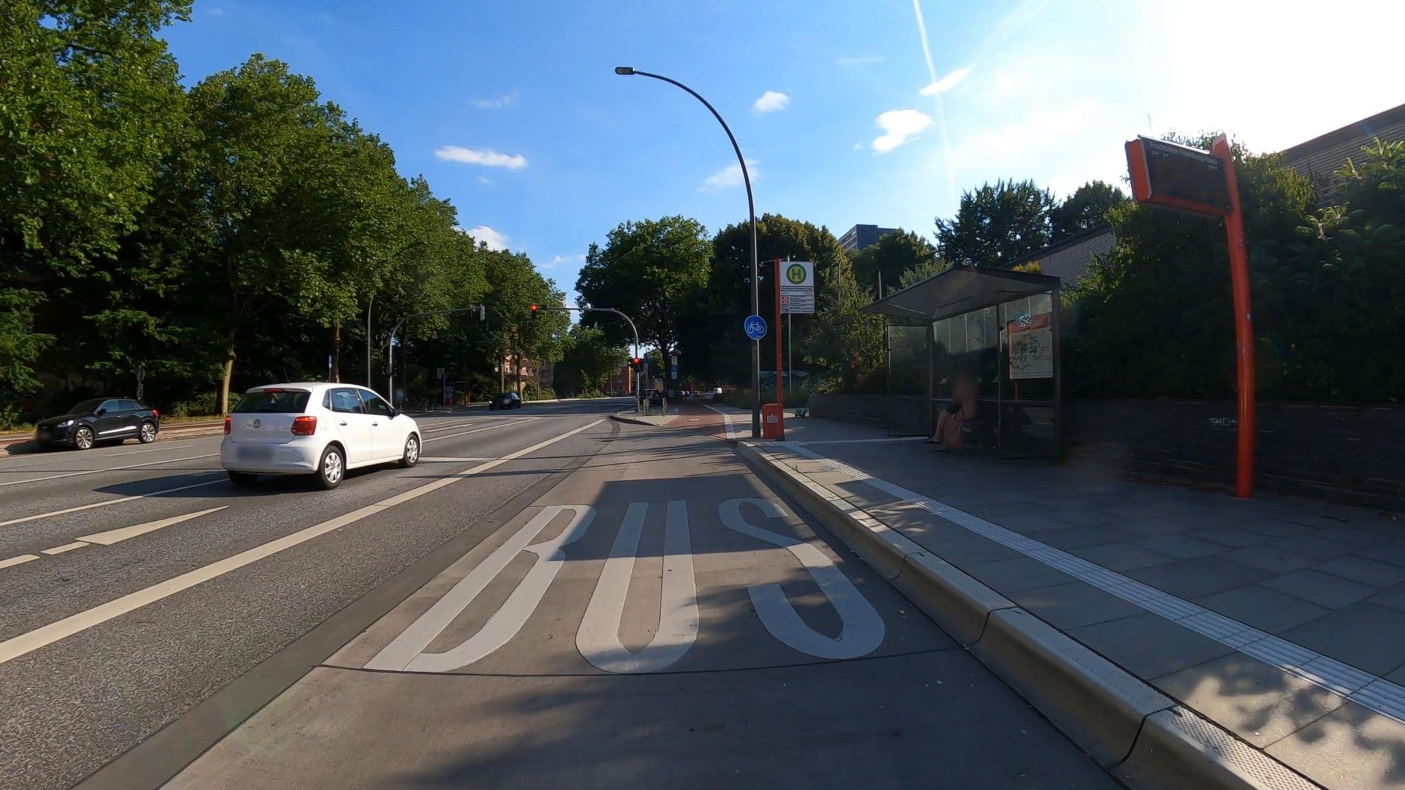 Street view near Städt. Altentagesstätte Hamburg Haus, Eimsbüttel — © veloroute_hamburg (CC BY-SA · Mapillary)