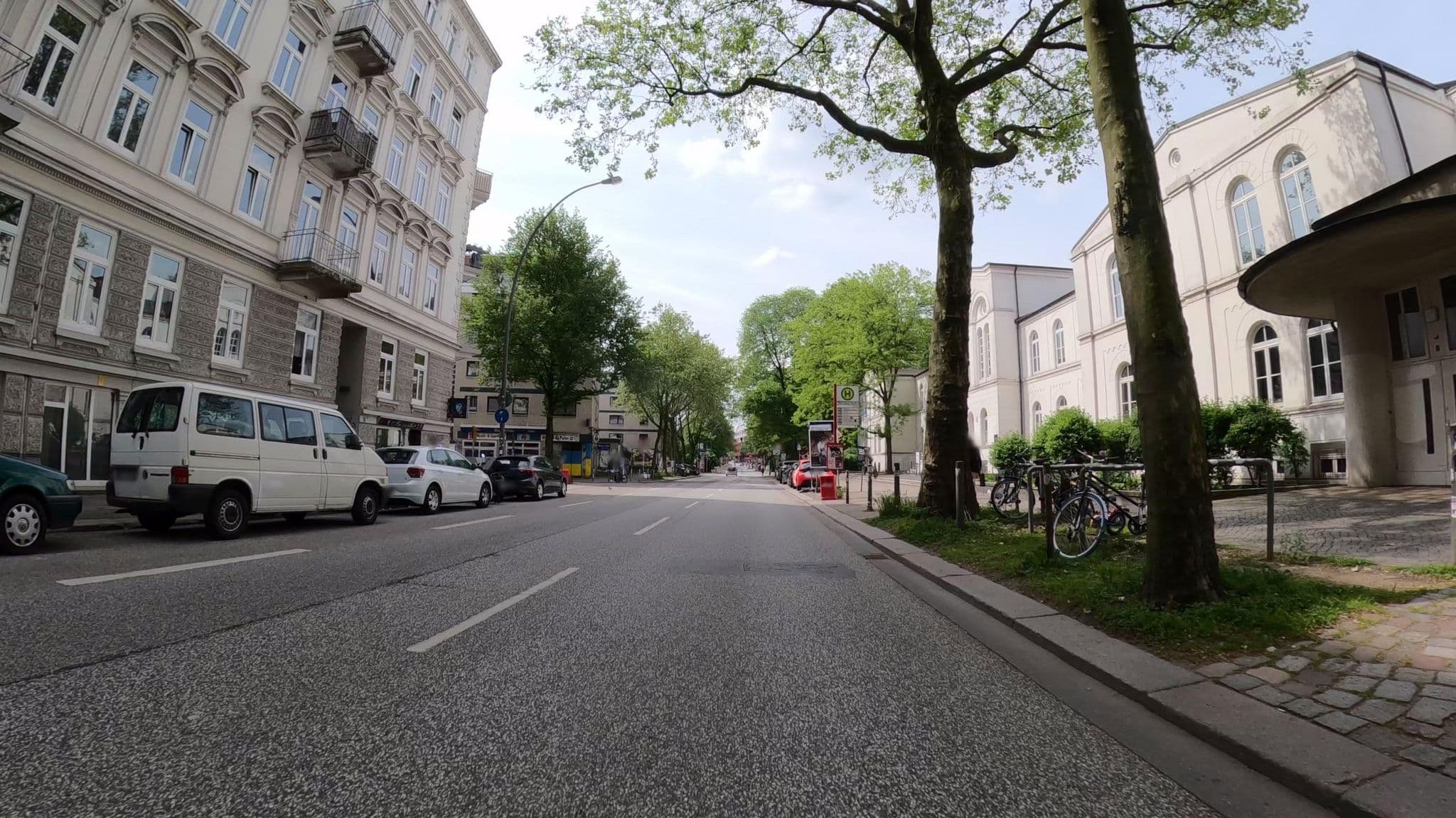Street view near Lindenzimmer Janet Linder und Thomas Händler, St. Pauli — © veloroute_hamburg (CC BY-SA · Mapillary)